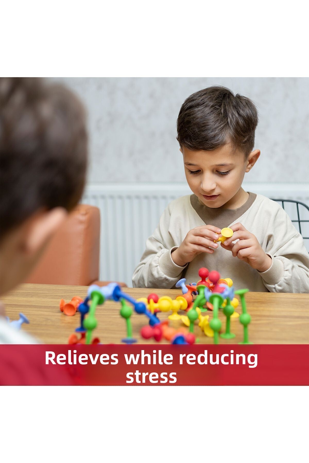 بلوک‌های لگو مولکول وکیوم ۲۵ تکه، اسباب‌بازی آموزشی حسی و فیدجت