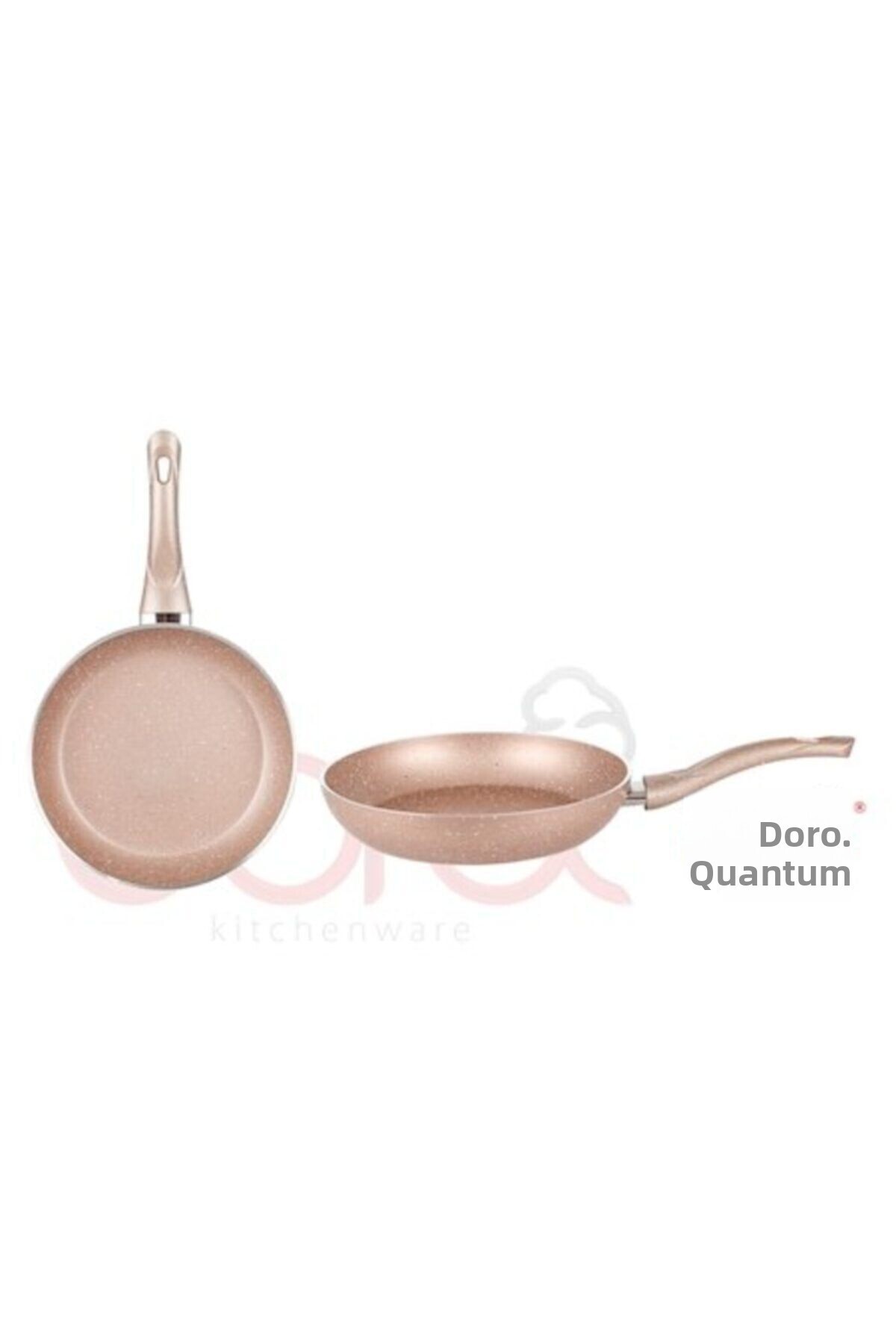 DORA-Sultan 26 Cm 4 Mm Dried Rose Fireproof, Non-stick Granite Pan 1