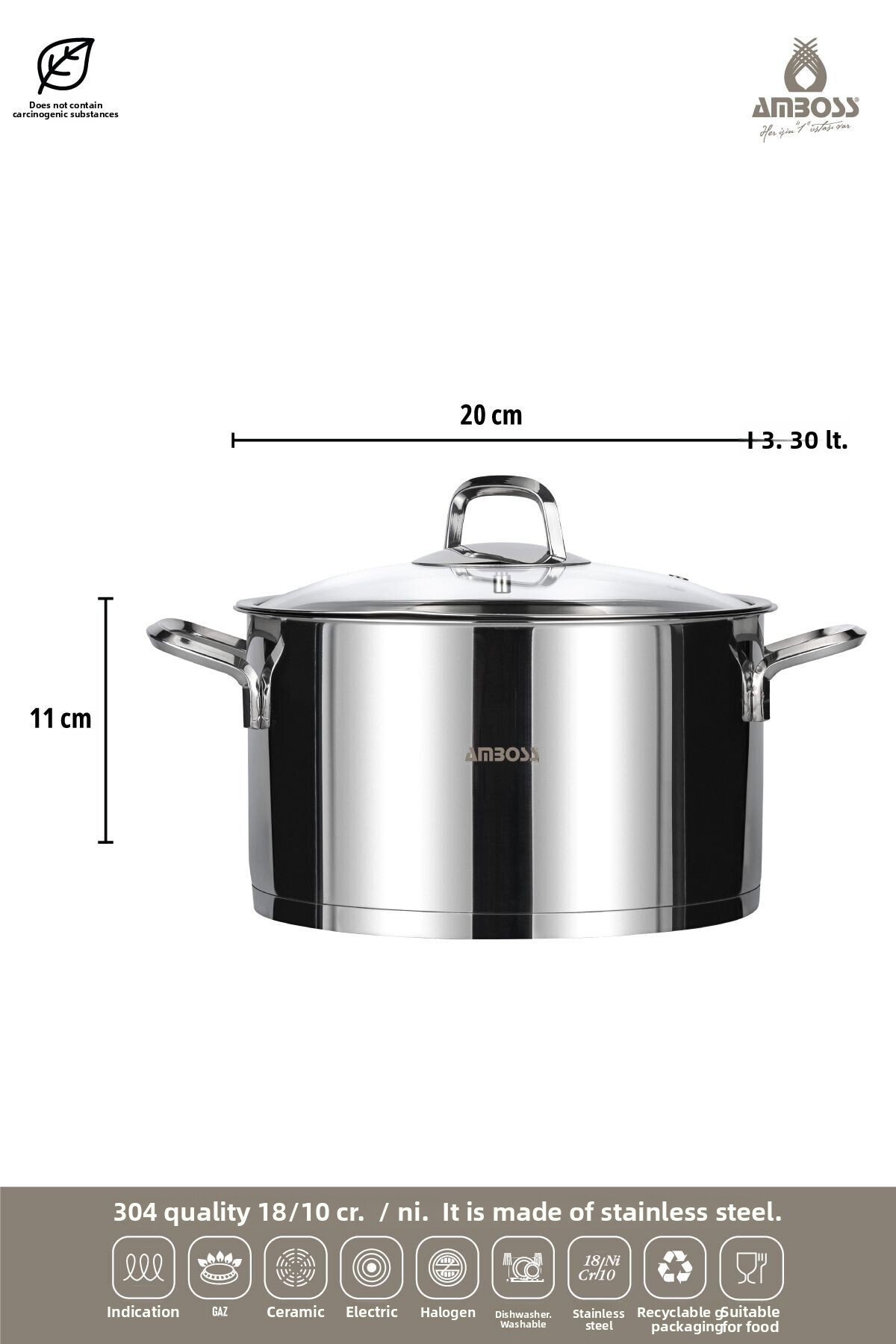 Amboss Diamond Steel 18 Piece Dowry Set