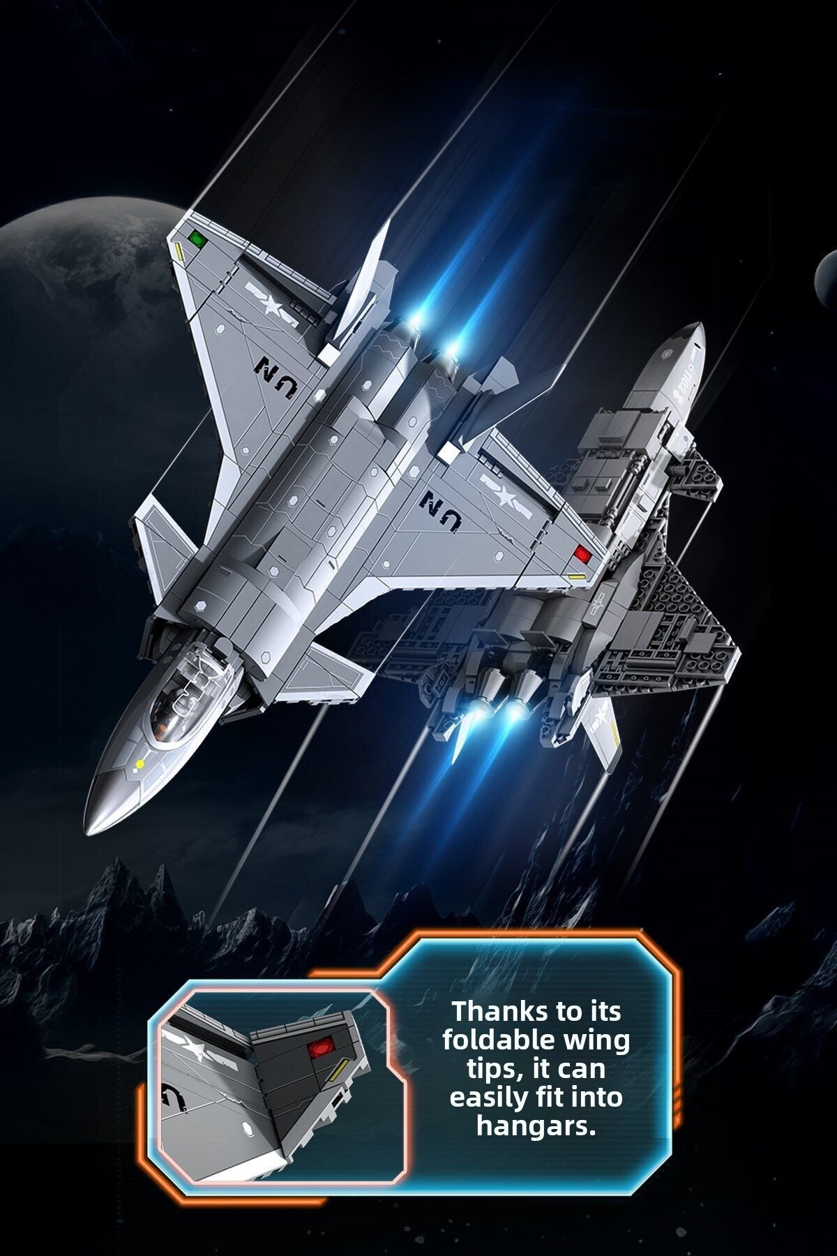 مجموعه بلوکهای ساختمانی هواپیمای جنگی نسل 5St-0J Cz-