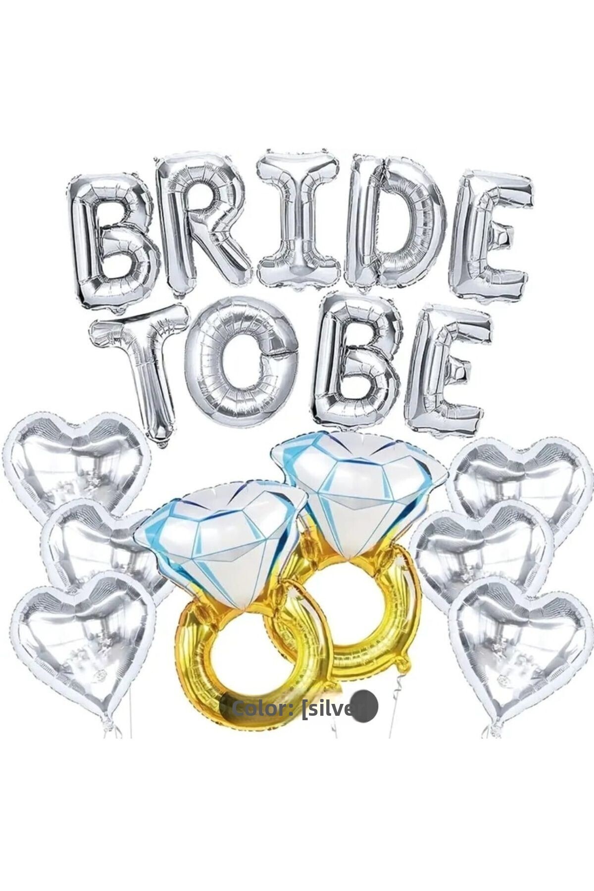 DÜVENCİ TİCARET-Bride to Be Bekarliğa Veda Balloon Set 2