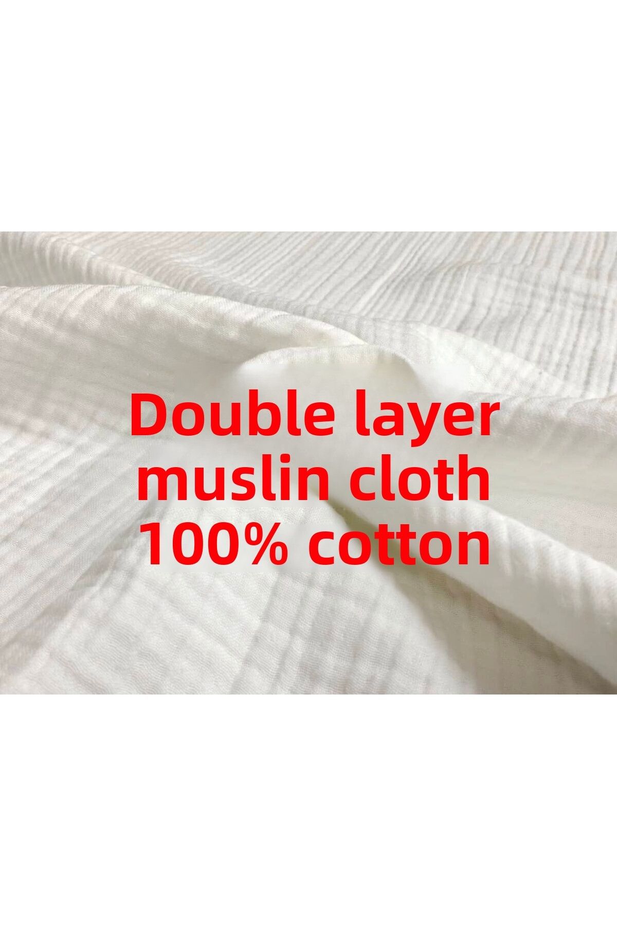 Zeren Home-Pânză de muselină 2 straturi, potrivită pentru confecţionarea bumbacului organic, pantaloni scurţi, cămăşi, pantaloni, prosoape, pijamale 100x160cm 6