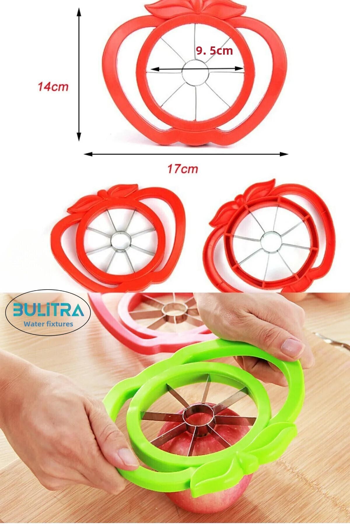 BULİTRA Su Armatürleri-8 Slice Apple Pear Lemon Orange Slicer Presentation Apparatus 2