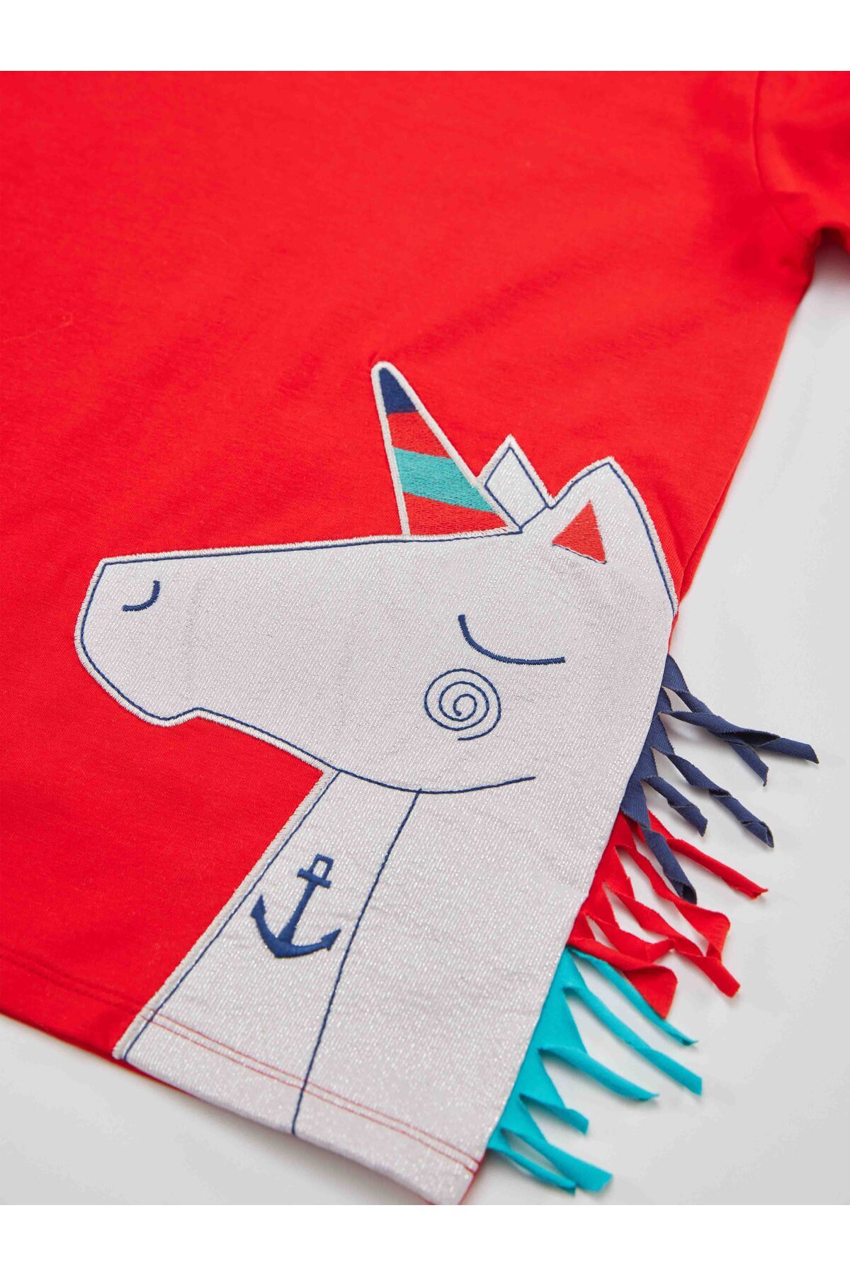 Denokids-Sailor Unicorn Mädchen-Tunika-Strumpfhosen-Set 5
