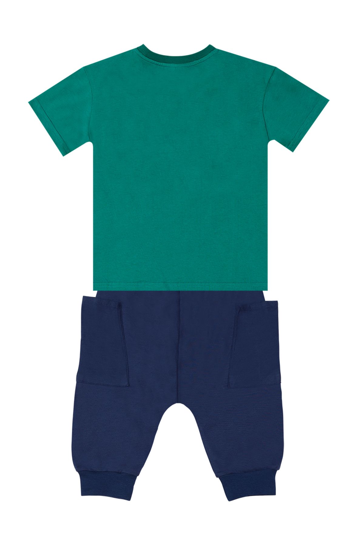 Denokids-Lustiges Sommer-Set aus T-Shirt und Capri-Shorts mit Krokodilmuster für Jungen mit Taschen 4