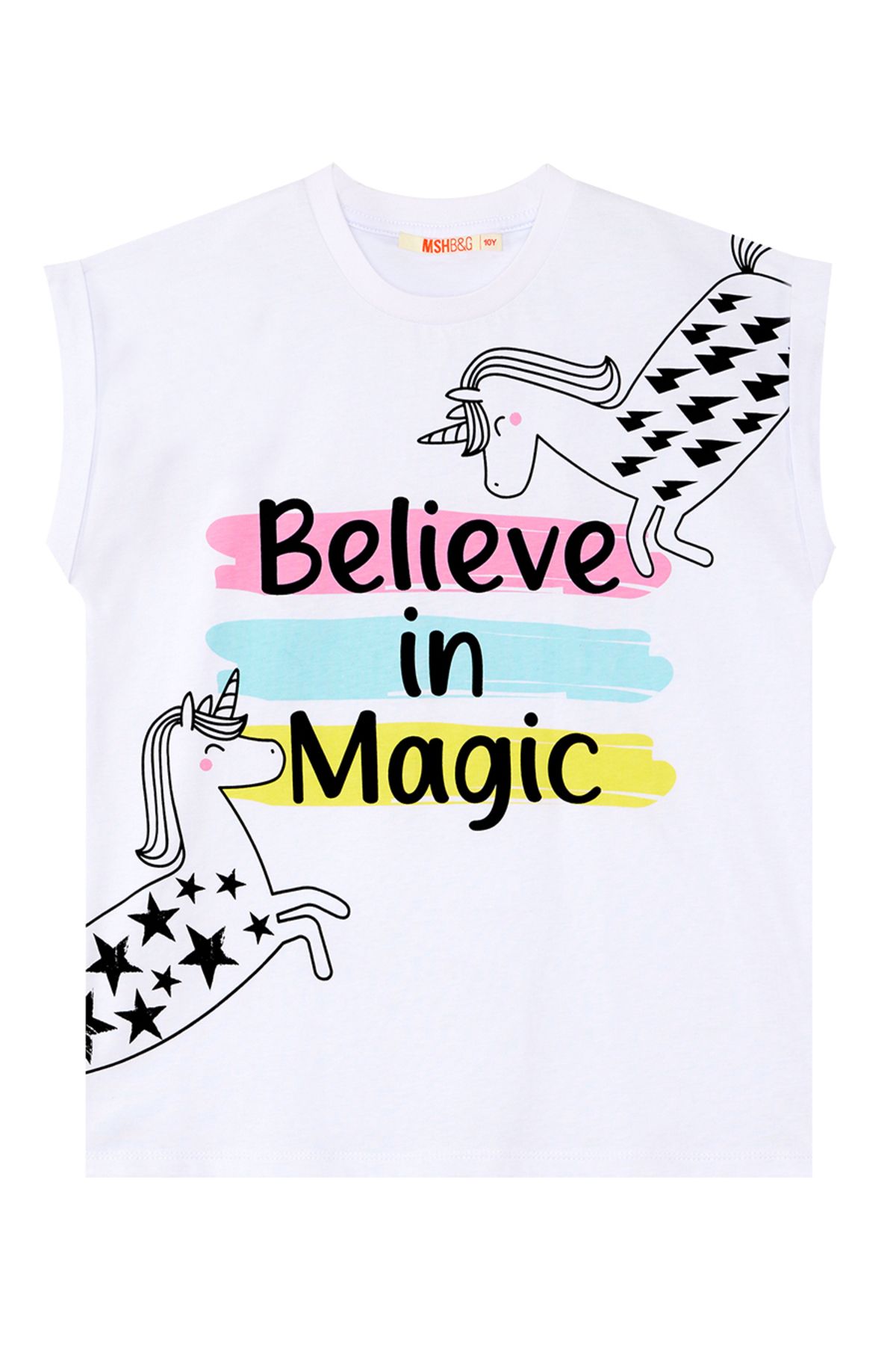 MSHB&G-Believe in Magic Girls Summer T-Shirt Leggings Set 5