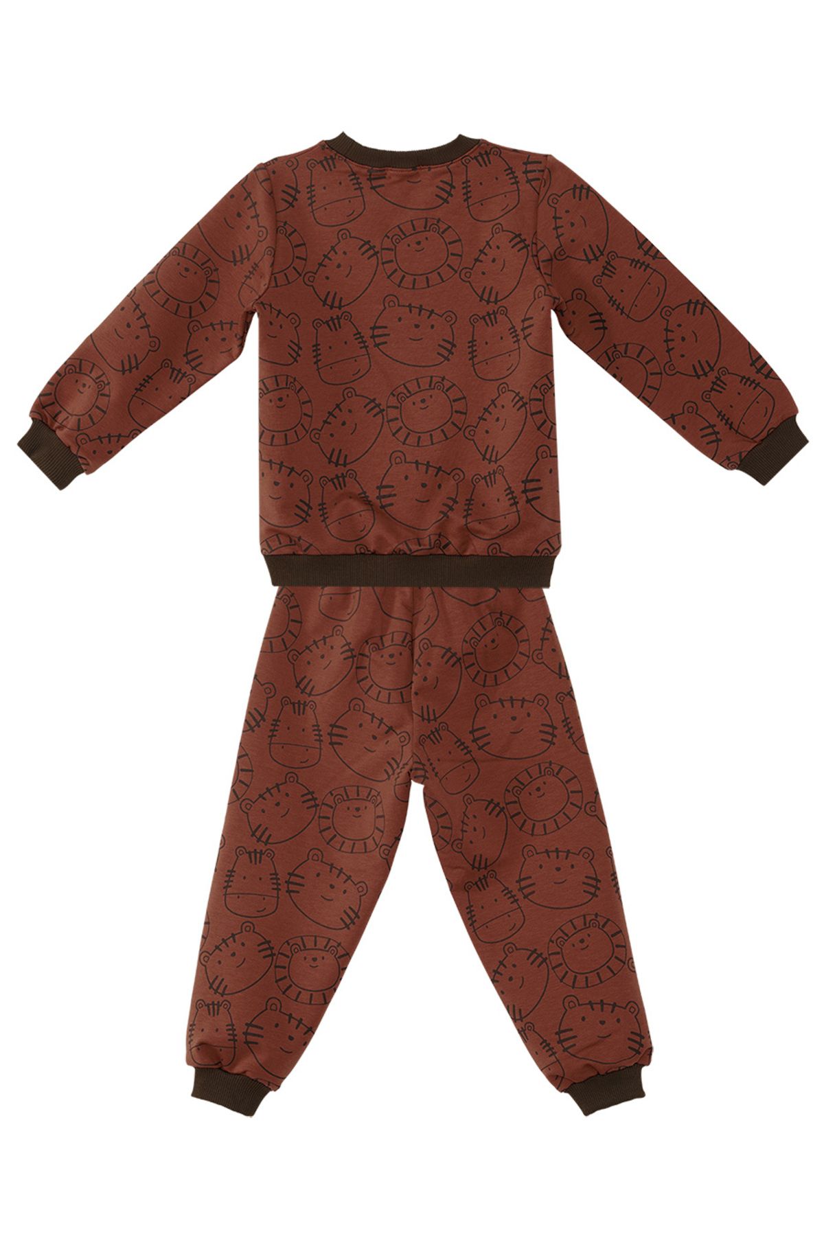 Denokids-Set de trening Animals Baby Boy maro 4