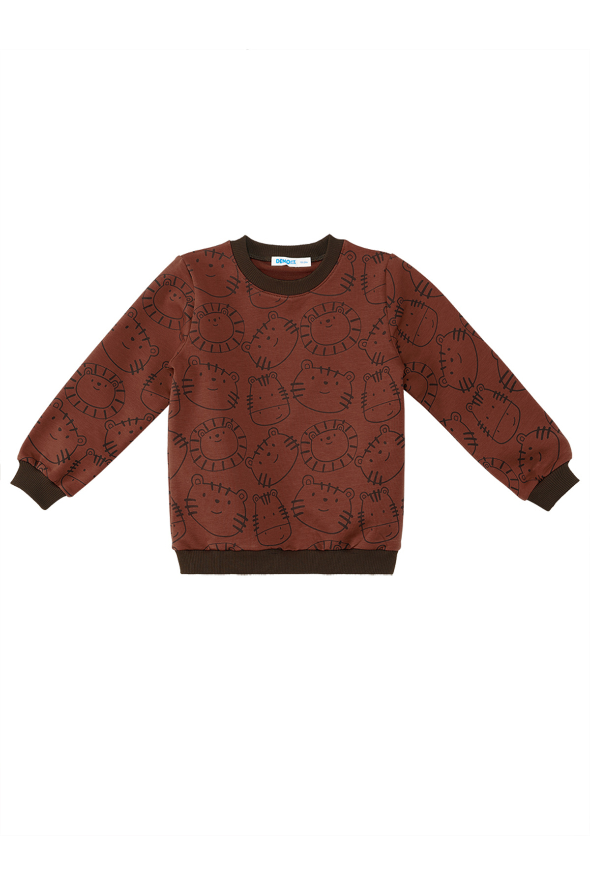 Denokids-Set de trening Animals Baby Boy maro 5