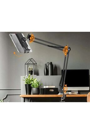 MATECHNO 360 Derece Dönen Teleskopik Masaüstü Tablet Telefon Tutucu Ayarlanır...