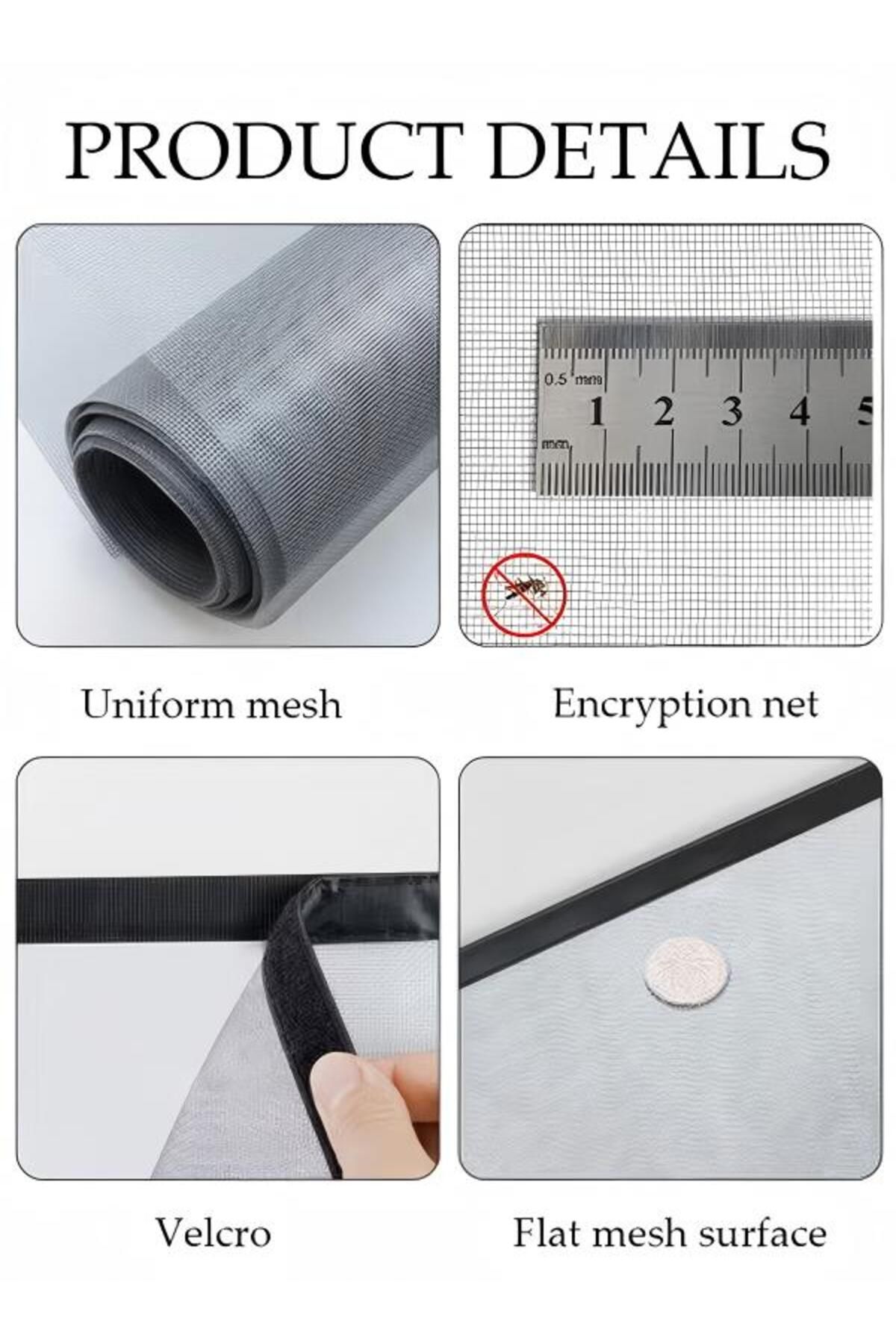 fun zone-Window Mosquito Net, Anti-Mosquito Removable Window Screen Net, Durable Fly Screen for Pet 6