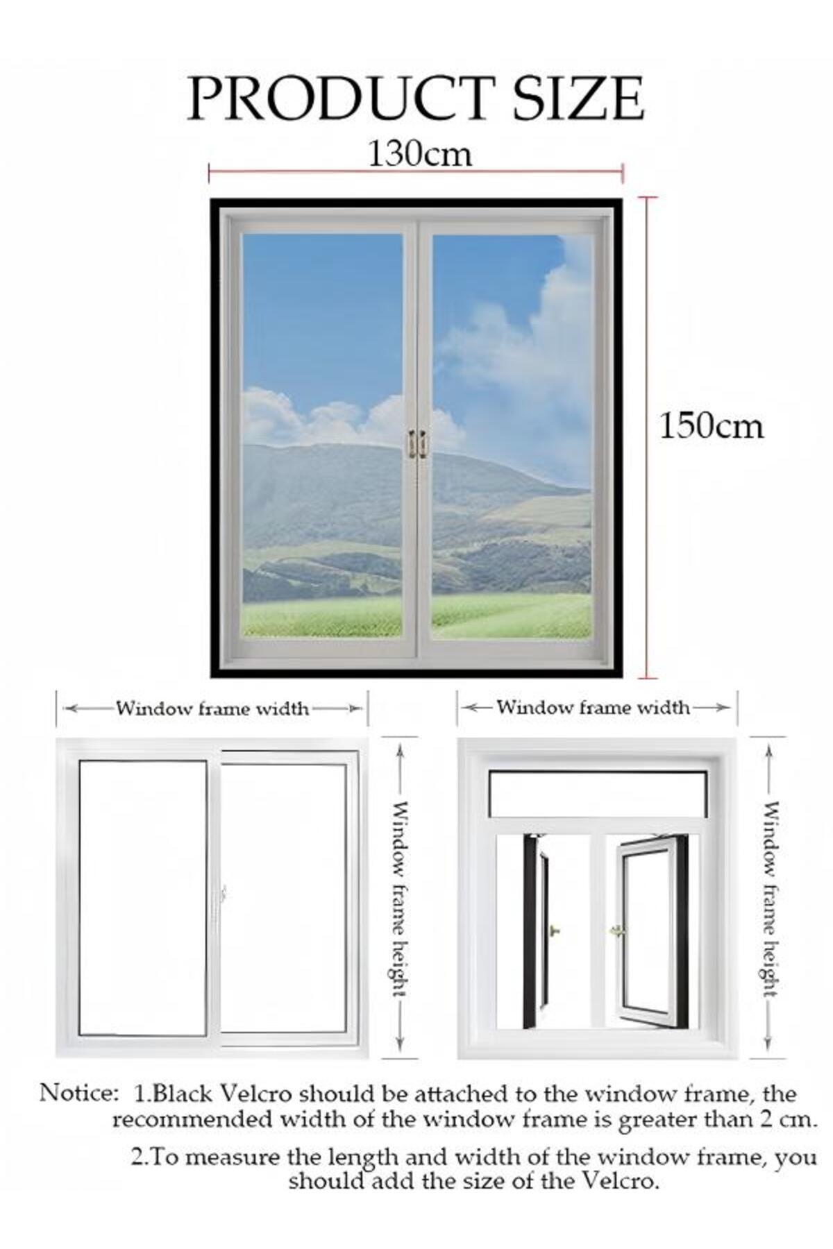 fun zone-Window Mosquito Net, Anti-Mosquito Removable Window Screen Net, Durable Fly Screen for Pet 2