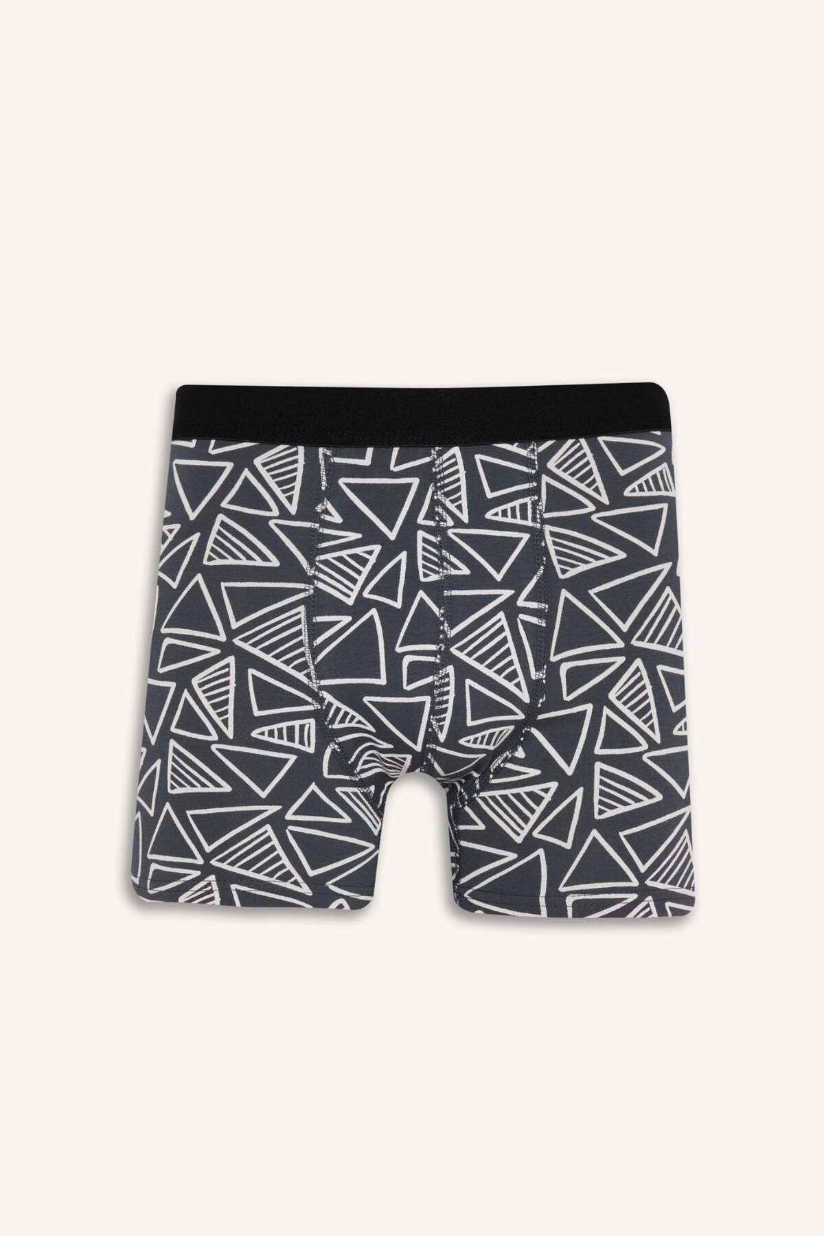 DeFacto-Regular Fit Printed 3 τεμαχίων Boxer D7515AX24AU 2