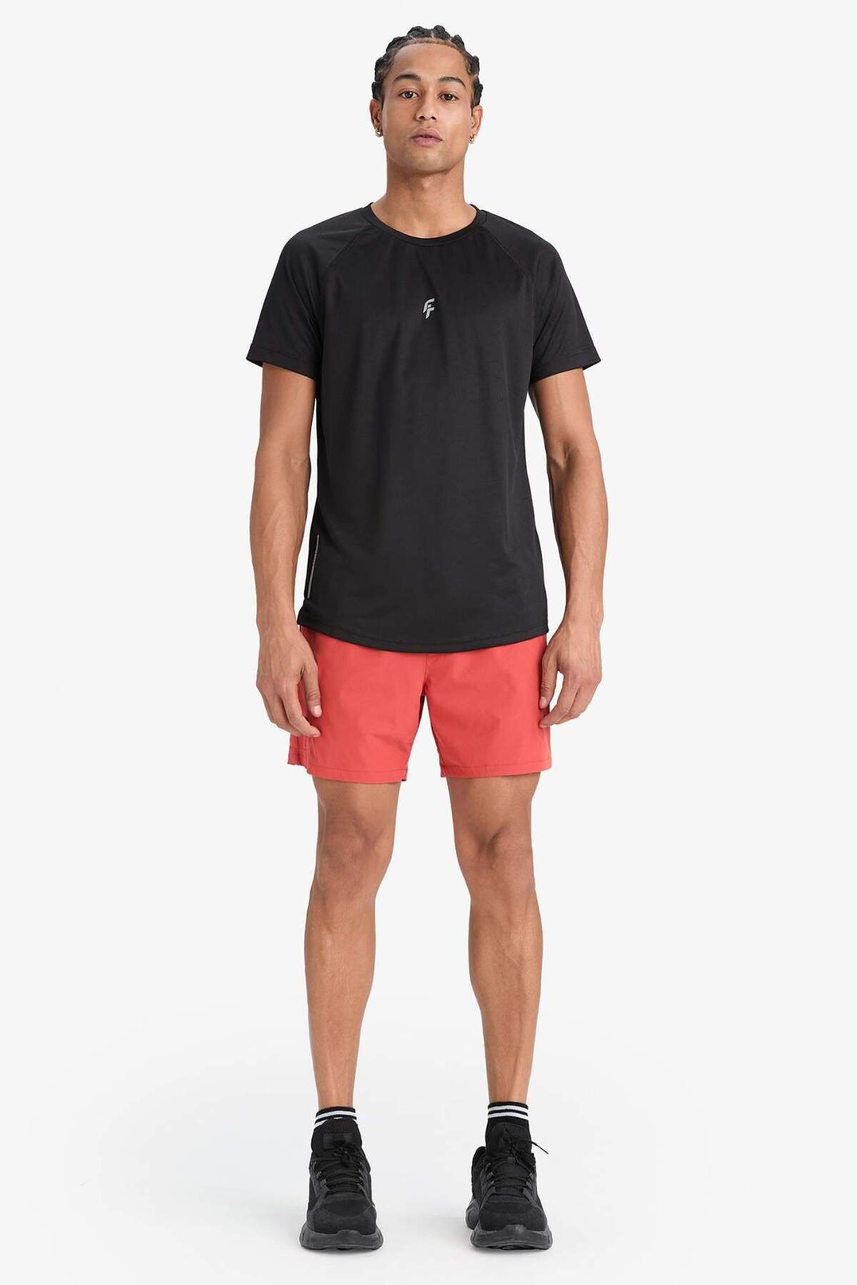 DeFacto-Defactofit Printed Flexible Textured Short Length Sportsman Swim Shorts C5138Ax25Hs 1