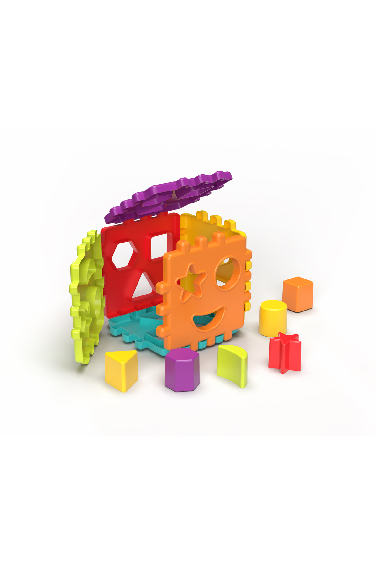 Uniqlion Bultak Küp Şekil Eşleştirme Oyuncağı 1 Yaş+ Montessori Eğitim Seti (12 Parça) fotoğrafı 4 (önizleme)