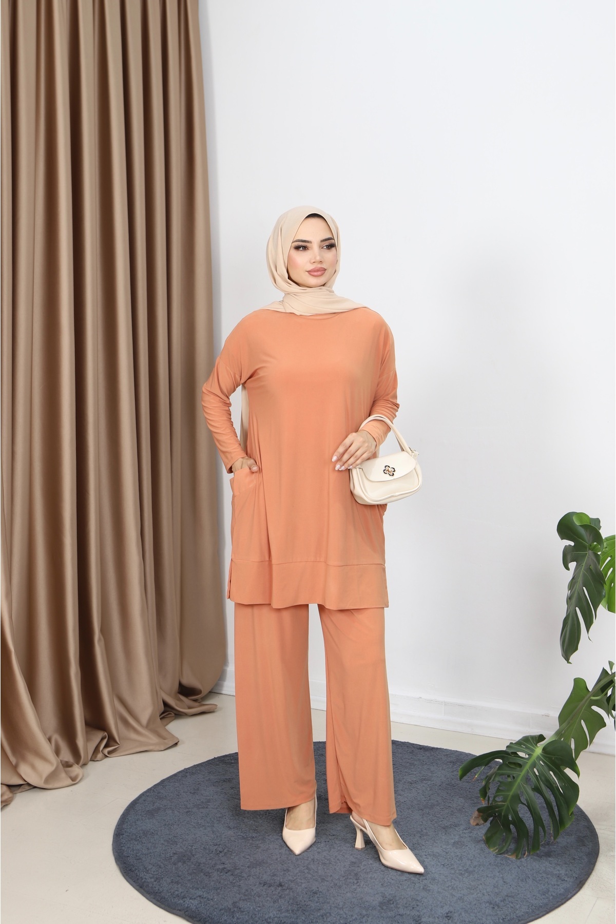 SANDY PANTS SET WITH SIDE POCKETS