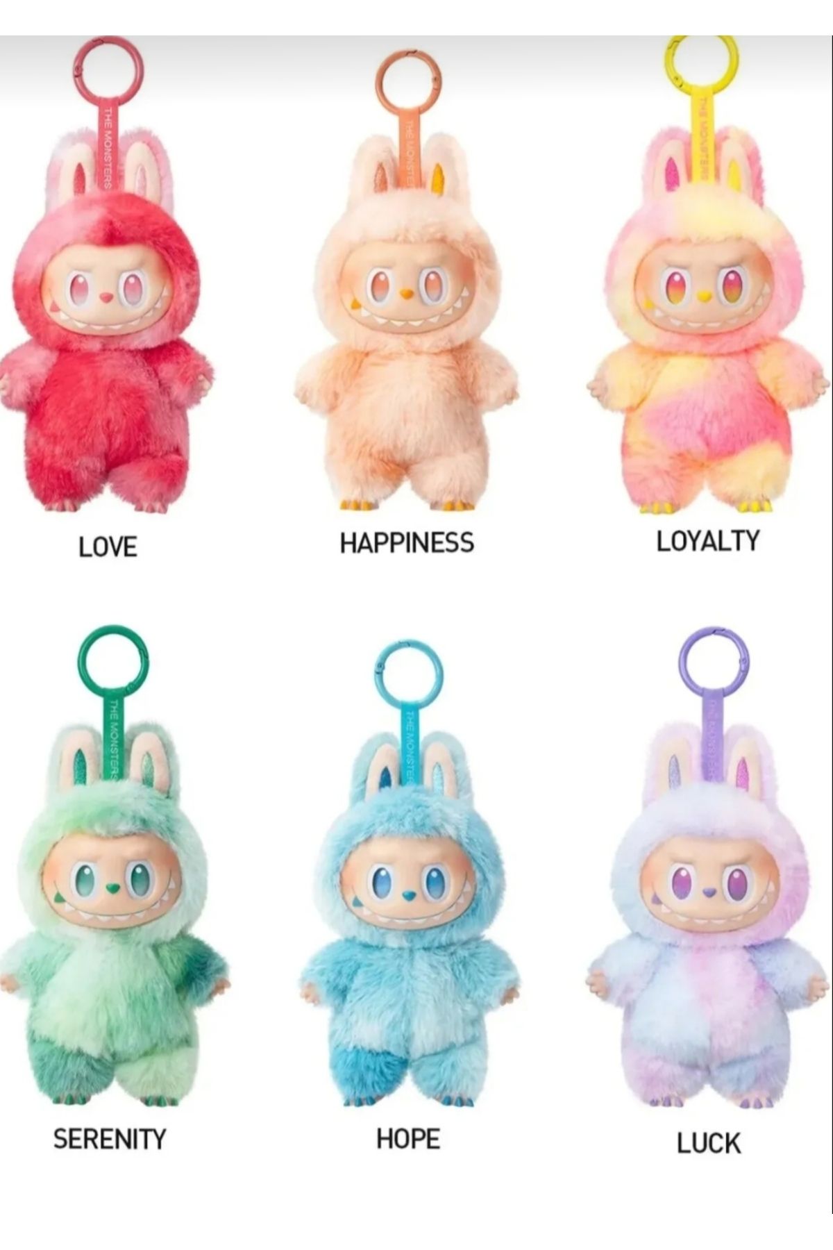Romea-Labubu Toy Keychain - Original Package Closed Without Box - Choose Your Character 2