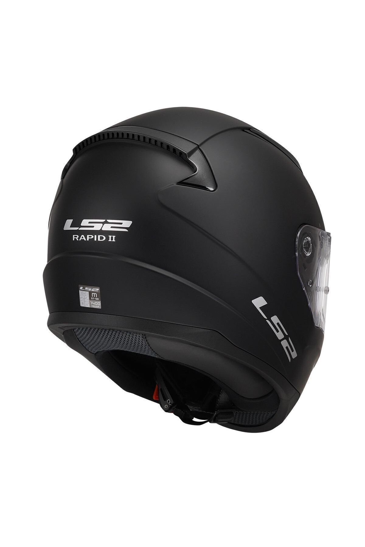 LS2 Rapıd 2 Motosiklet Mat Siyah Kask