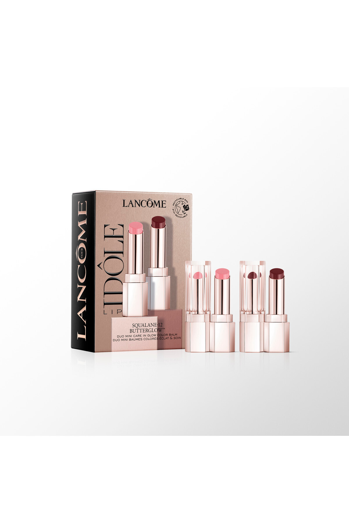 Lancome Lip Idole Butterglow Parlatıcı Lip Balm Mini 2'li Set 3614274382914