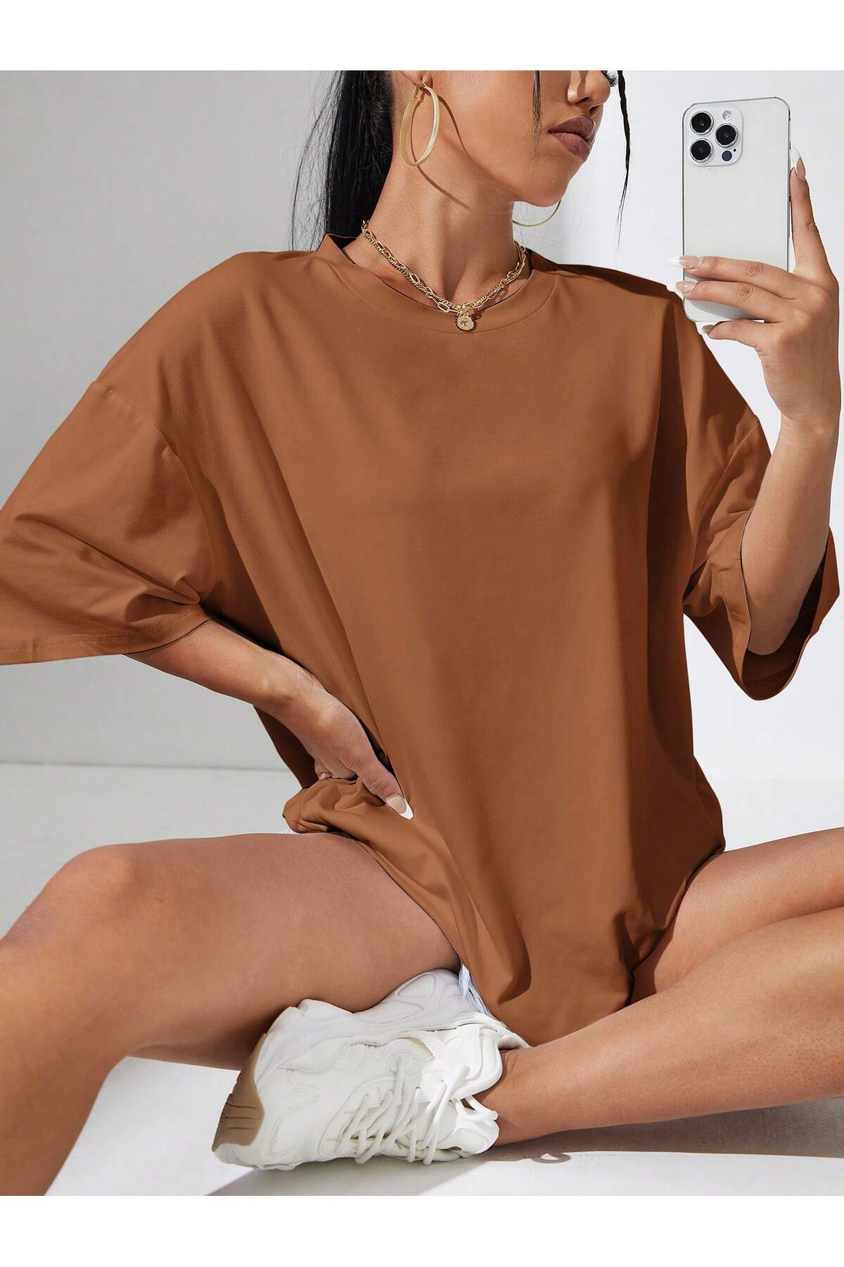 DAXİS Sportwear Company Kadın Rahat Kesim Tişört