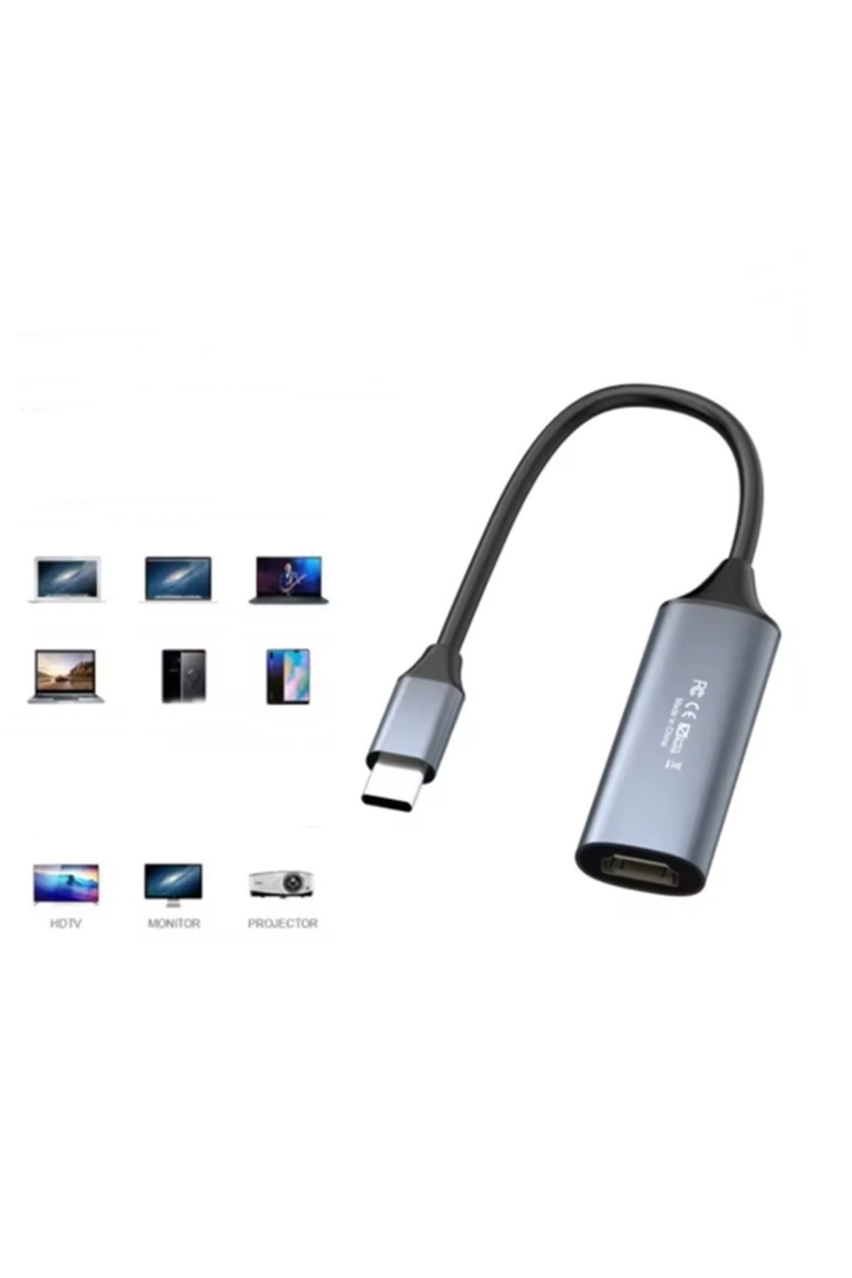 gaman-بطاقة التقاط الفيديو بدقة 4K HDMI إلى محول فيديو الكمبيوتر من النوع C 7