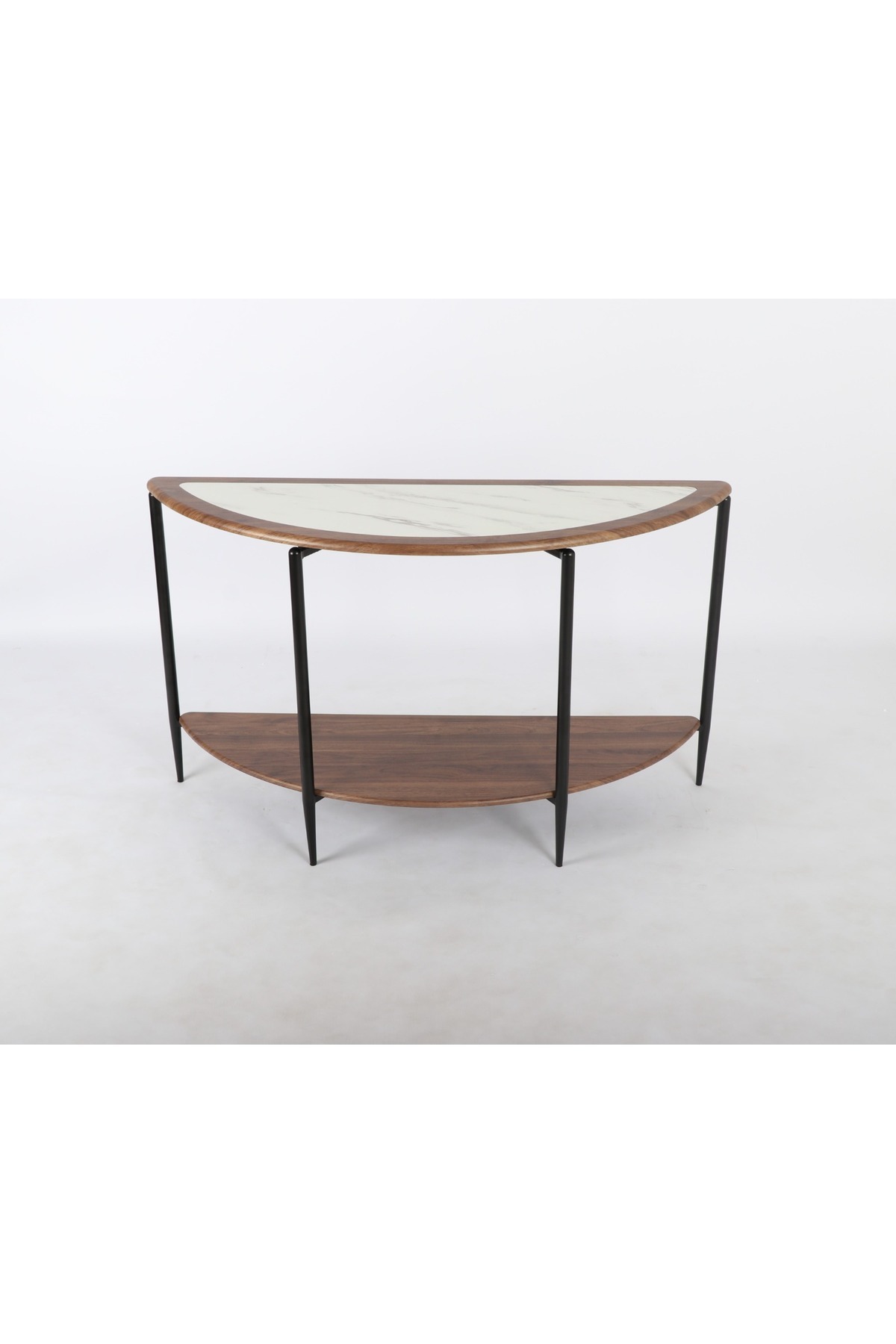private house-Semi-circular console table with a modern and elegant design 3