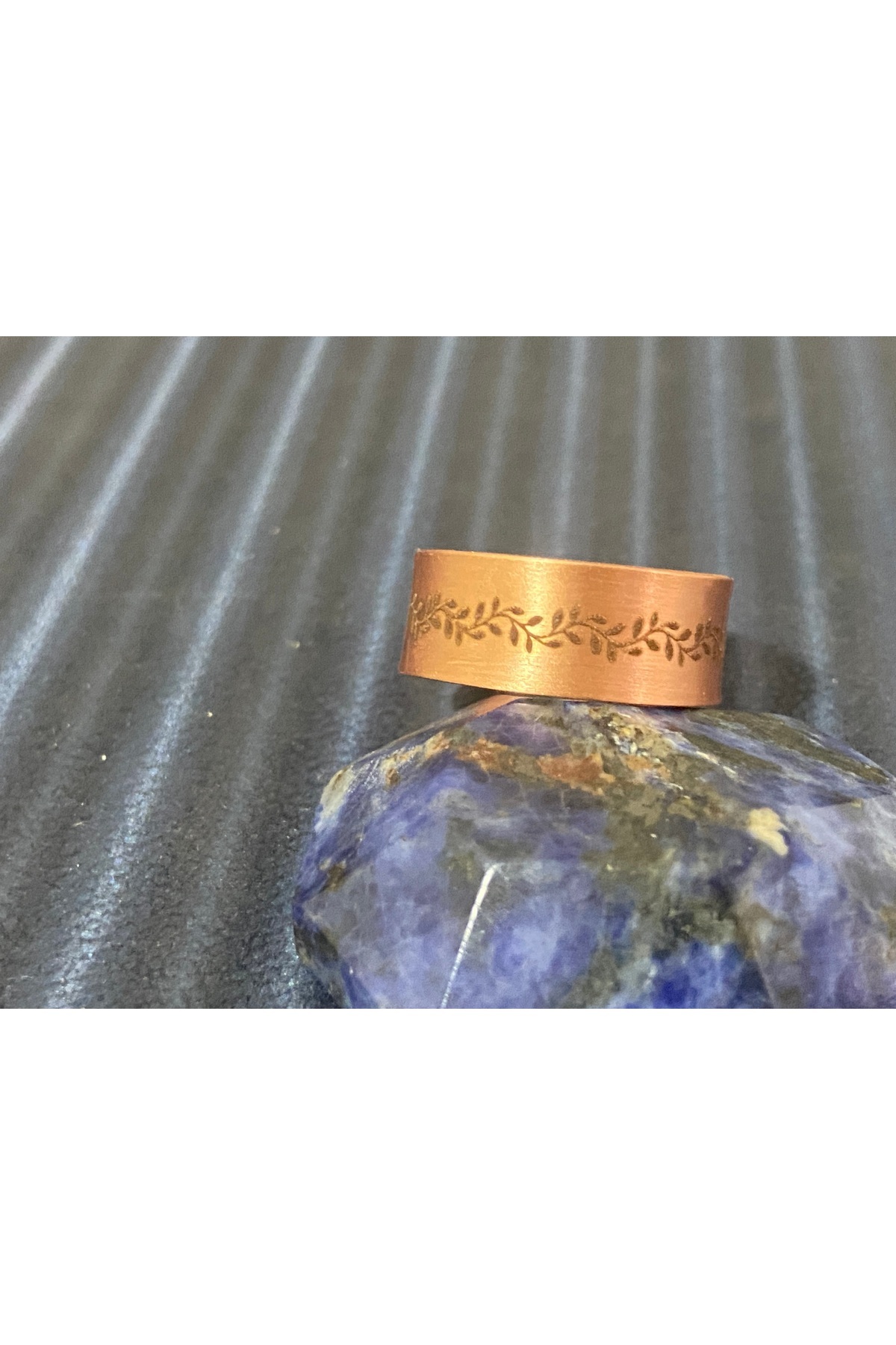 Güney Takı Store Zeytin Dalı Desenli Bakır Yüzük