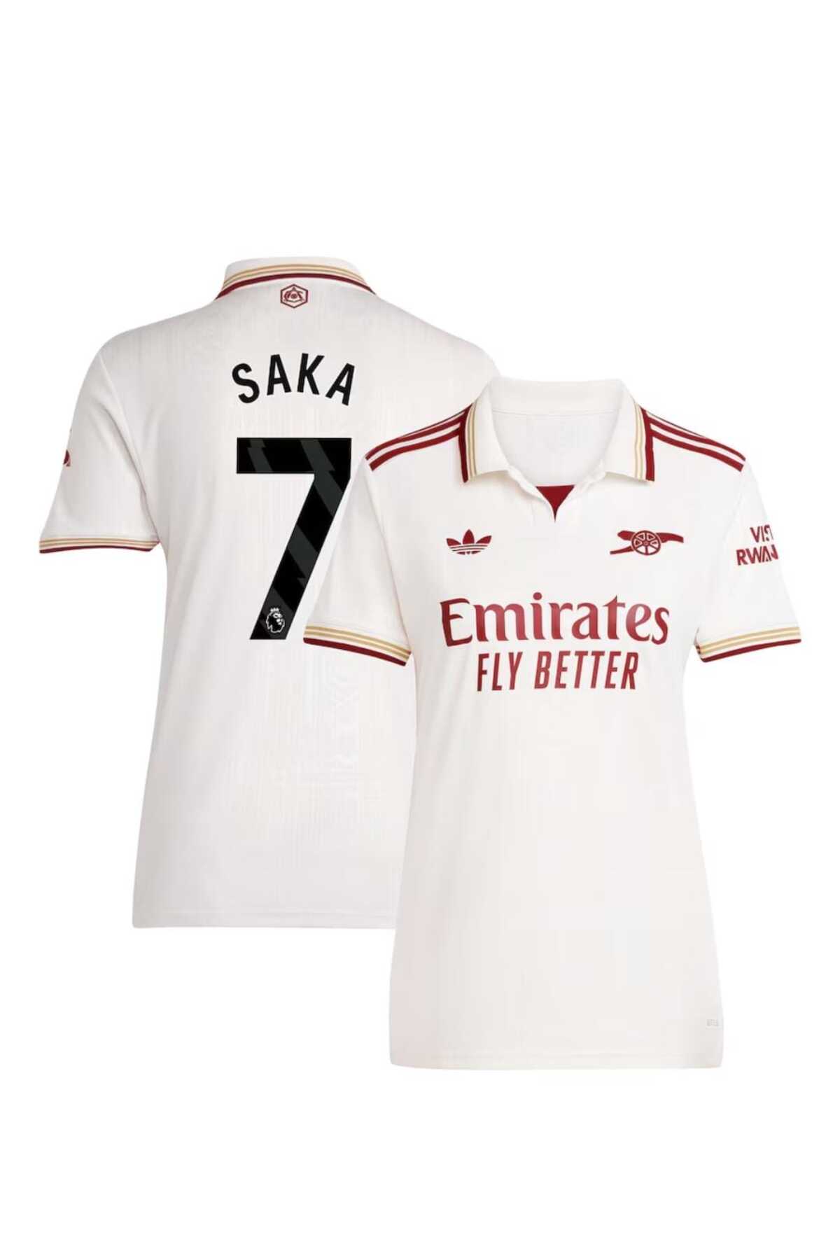 BARBITOS Arsenal 2025/26 Yeni Sezon Bukayo Saka 7 Deplasman Forması ...