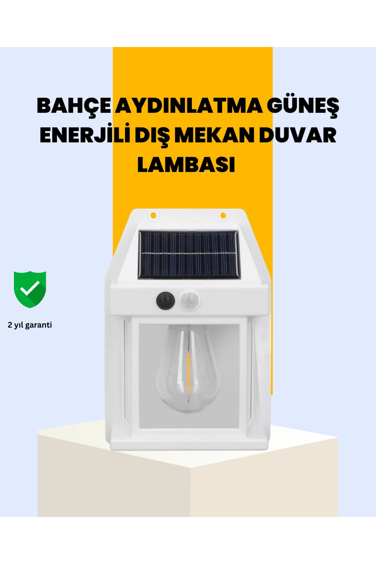 Ronanna Sensörlü Solar Led Dış Duvar Aydınlatma