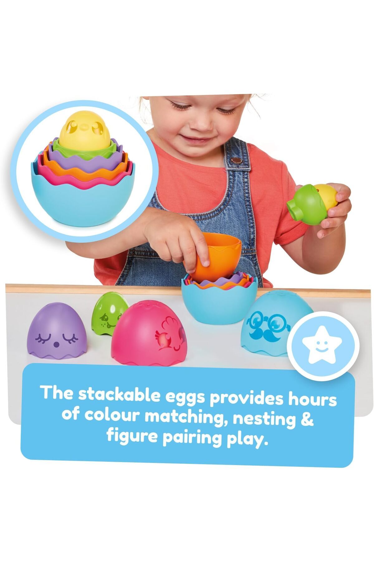 erorex-E73564 New Hide & Squeak Nesting Eggs 4
