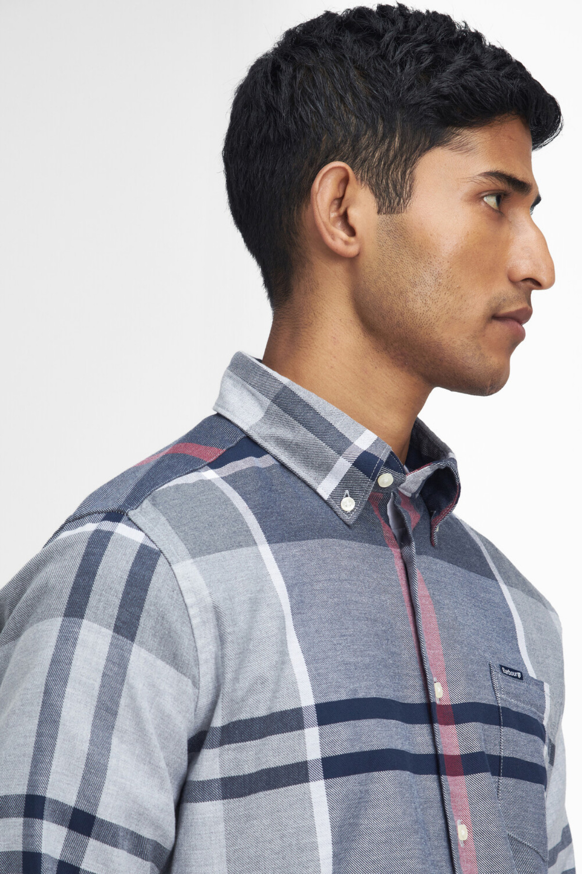 پیراهن مردانه آستین بلند | باربور Barbour MSH4980-T21 - تصویر 6