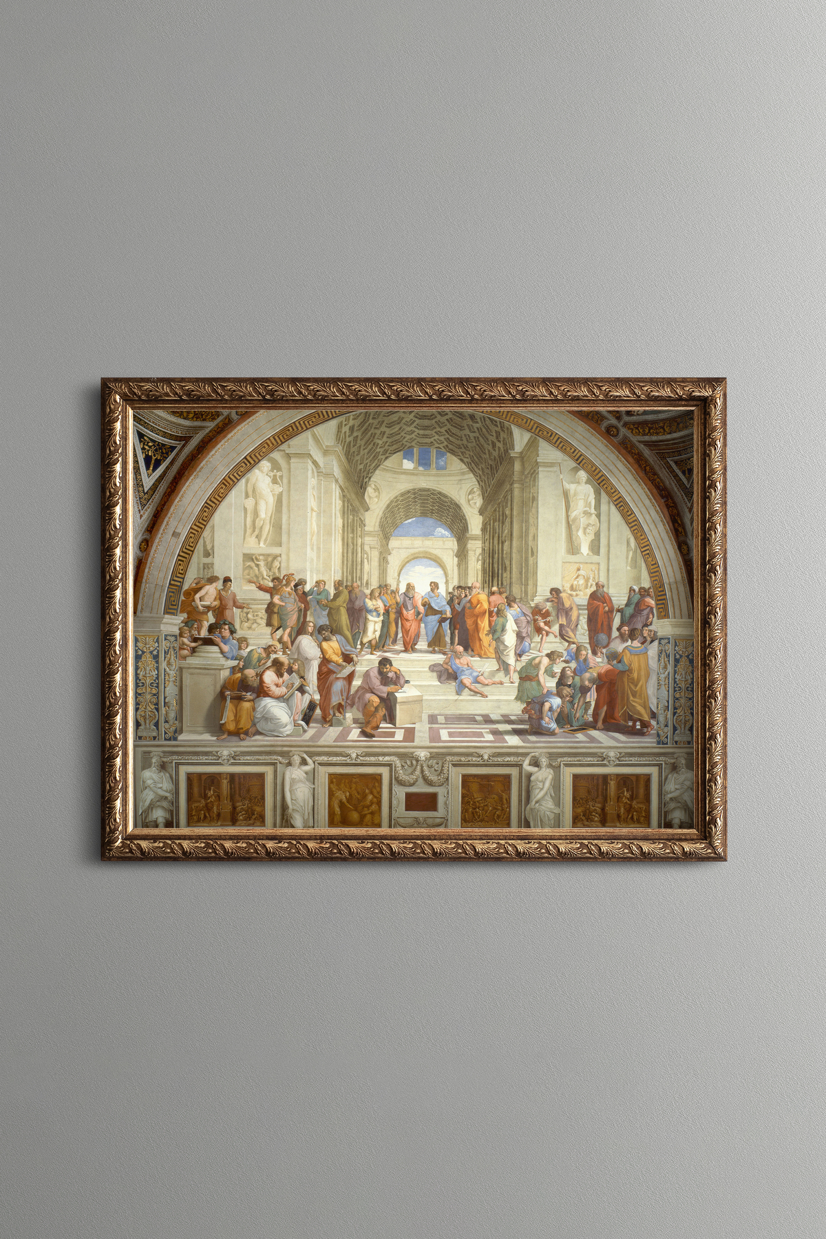 Athens School - Vintage Patterned Frame