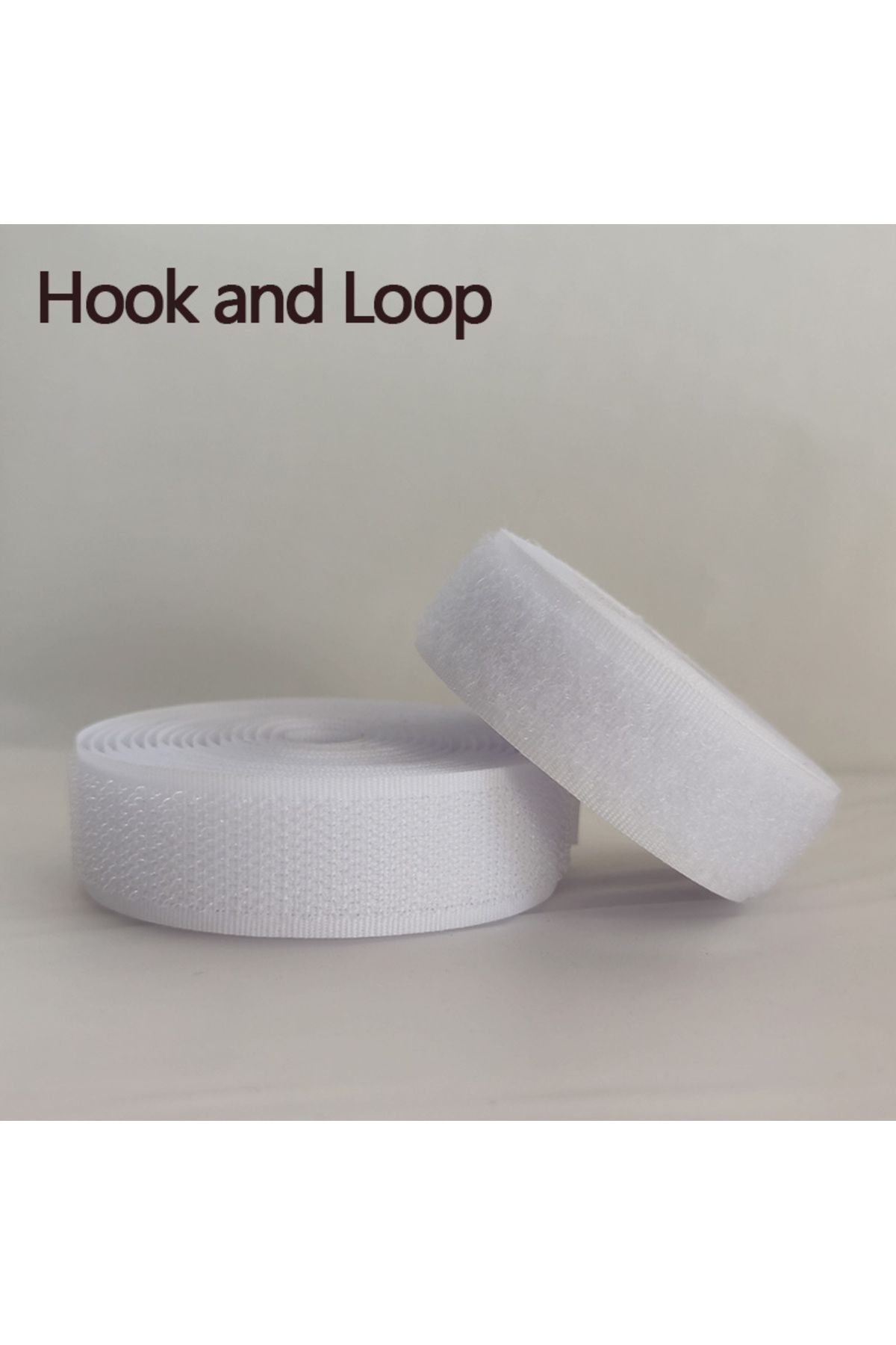 Choice5-5Meter white 5Meter/Pair Colorful Non-adhesive Fastener Tape Reusable Hook and Loop Magic Nylon DIY 1