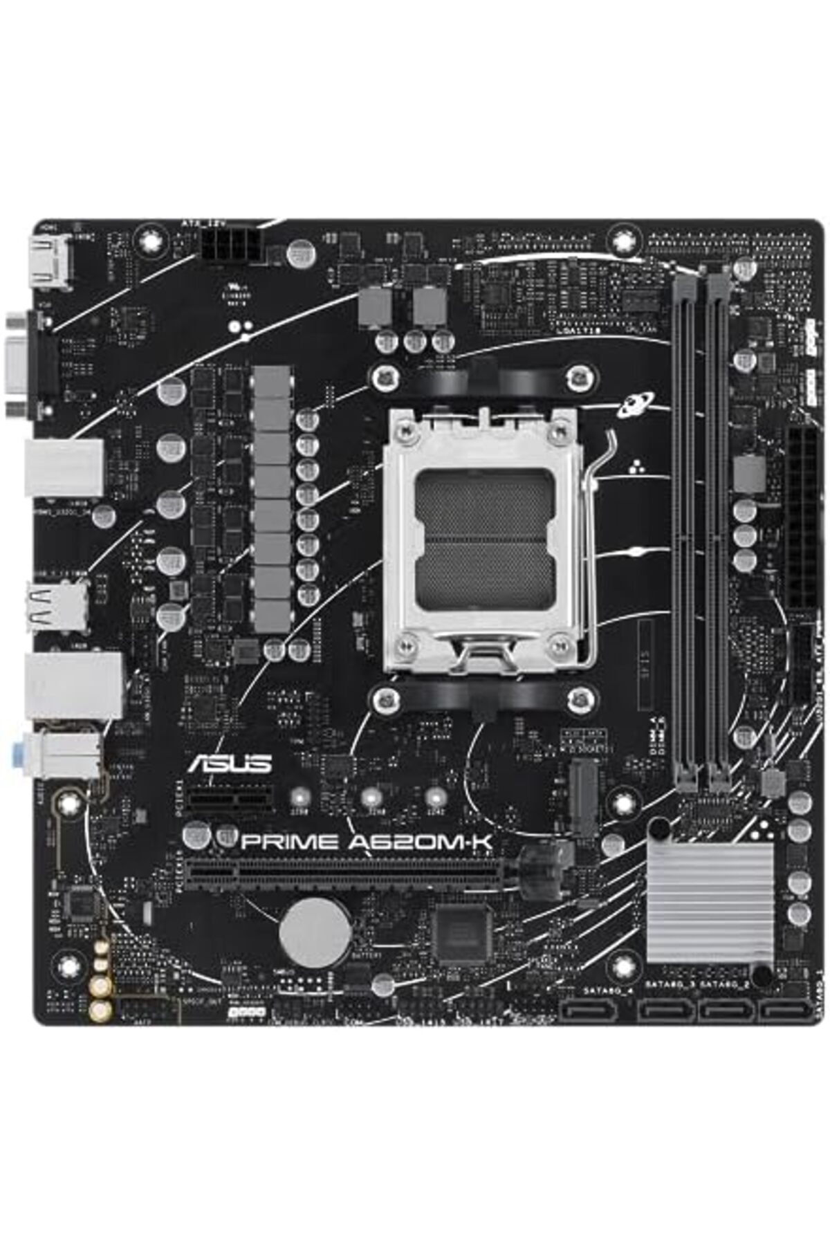 ASUS-لوحة أم Prime A620M-K (مقبس AM5/A620/DDR5/SATA 6Gb/s/Micro ATX) 4