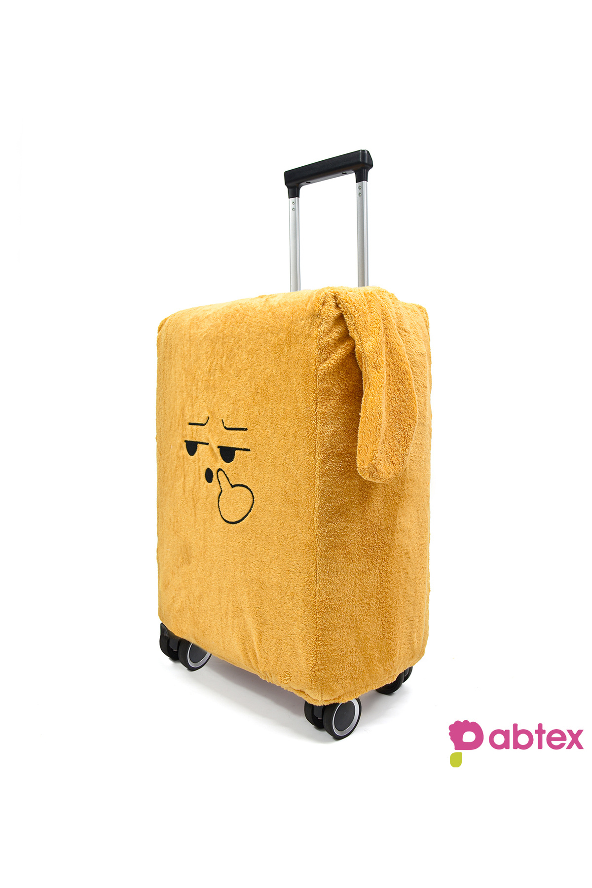 Pabtex-Plush Face Patterned Suitcase Protector Case |   Add Joy to Travel 3