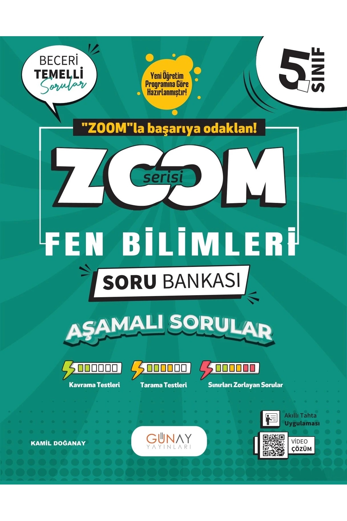 Günay Yayınları 2025-2026 Zoom 5. Sınıf Fen Bilimleri Aşamalı