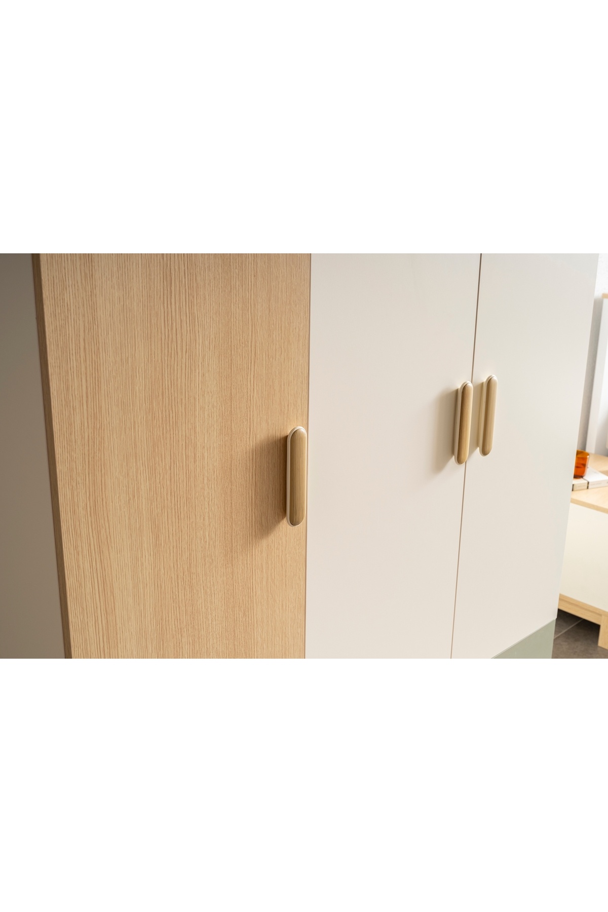 Vivense MOKİDO ÇEKMECELİ GARDIROP, 3 KAPAKLI, MEŞE AYTAŞI fotoğrafı 3 (önizleme)