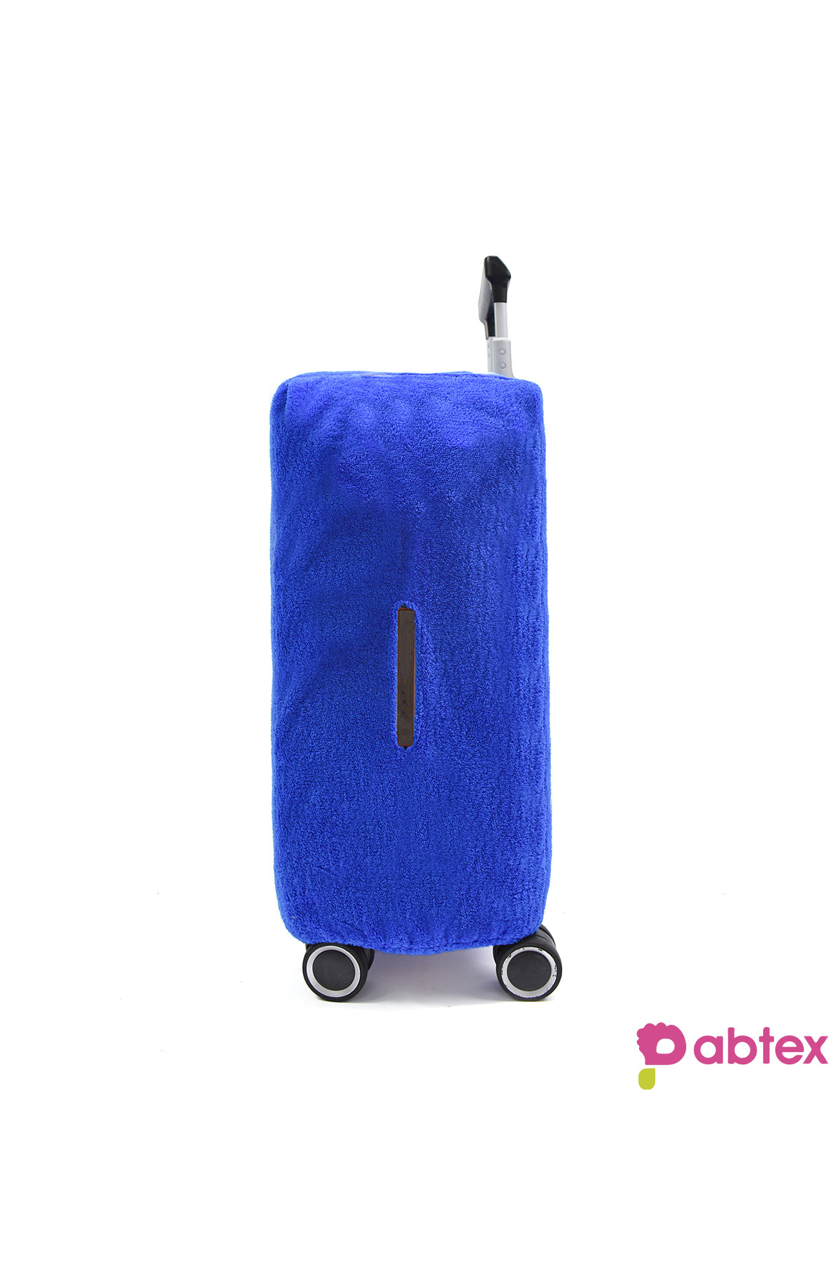 Pabtex-Plush Fabric Funny Face Suitcase Protector Case – Add Joy to Your Trips 4