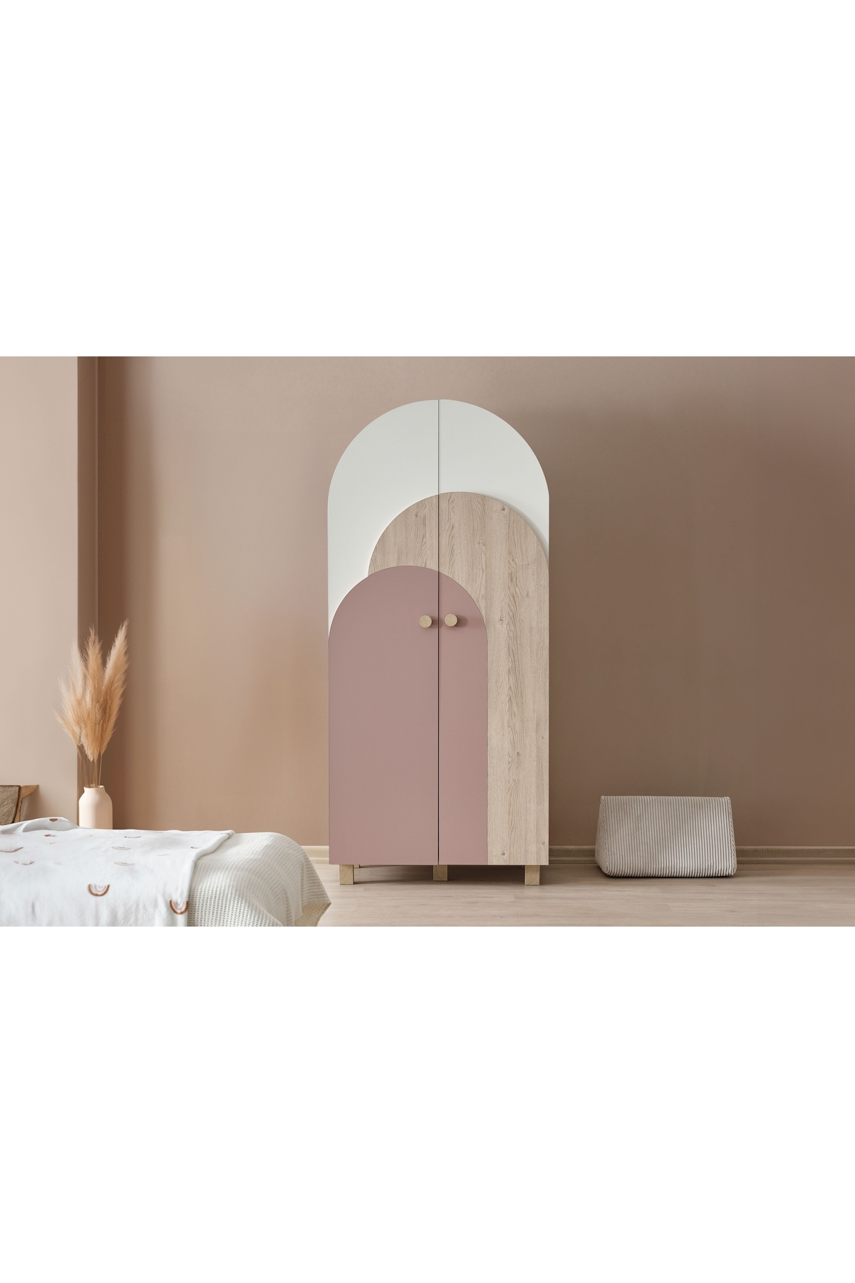 Vivense Petite Gardırop, Pembe, 2 Kapaklı fotoğrafı 2 (önizleme)