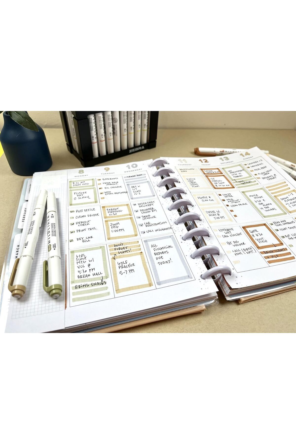 Zebra Pen-Mildliner Double-Ended Highlighter Set, Broad and Fine Point Tips, 5-Count, (Pack Of 1) 4