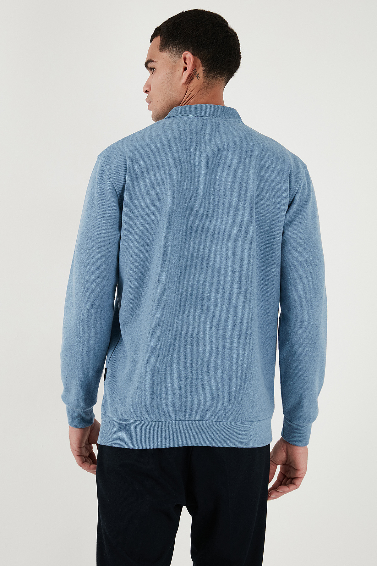 Buratti Pamuk Karışımlı Regular Fit Polo Yaka Kazak Erkek POLO YAKA KAZAK 456223 görsel 6