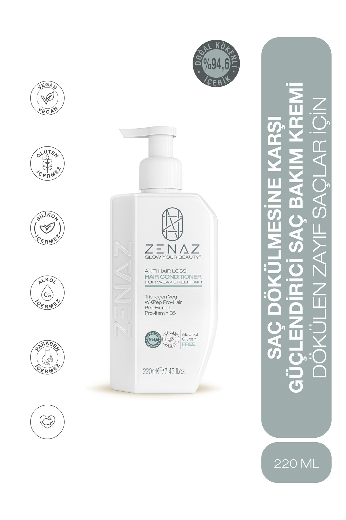 CHANSAN COSMETICS Protection Base 2本 Zenaz Cosmetics Saç Dökülmesine Karşı Güçlendirici Saç Bakım Kremi
