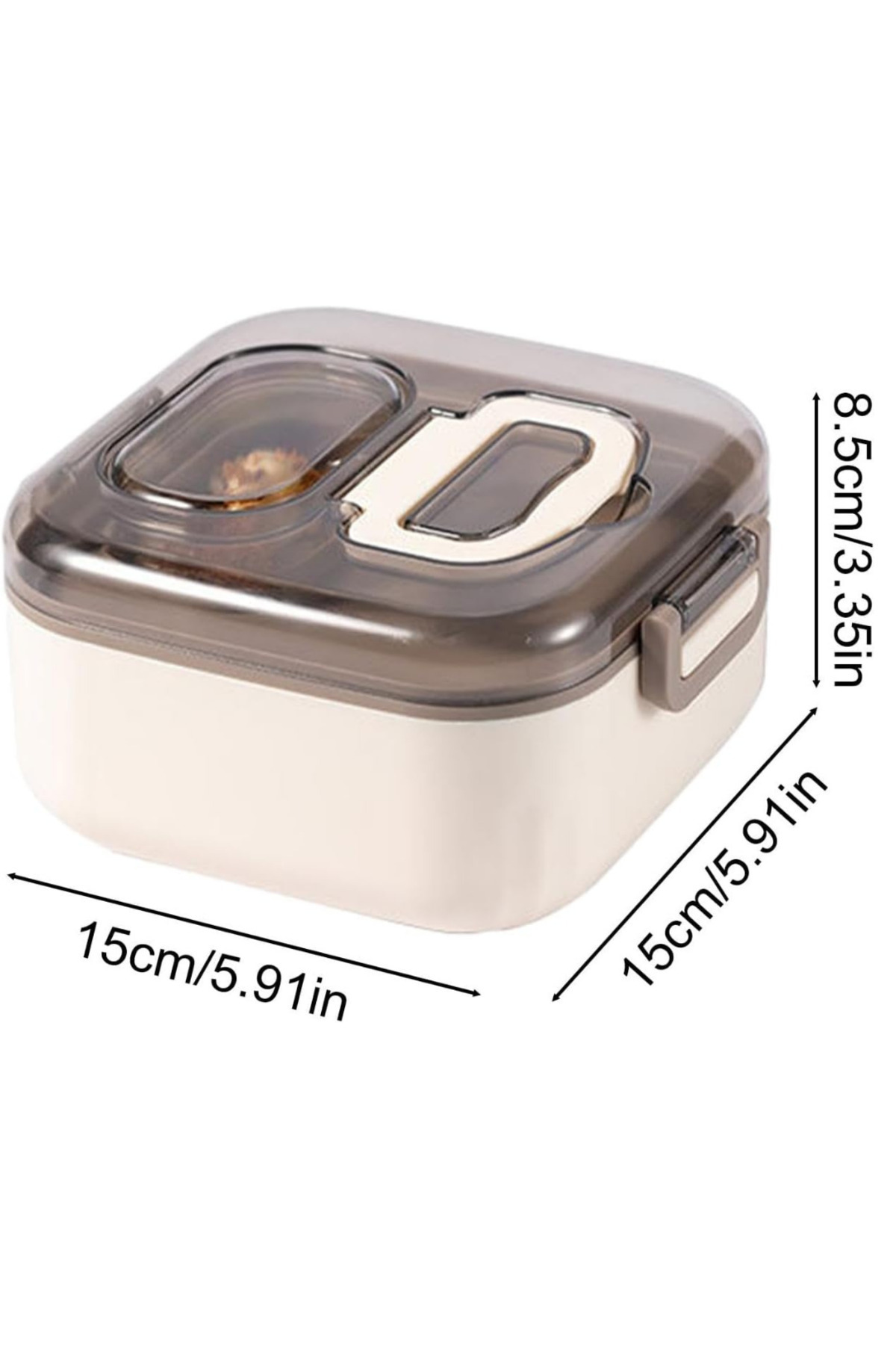 Next Plus-Bento Stainless Steel 800ml Single Layer Carry Single Layerlunch Box with Handle 7