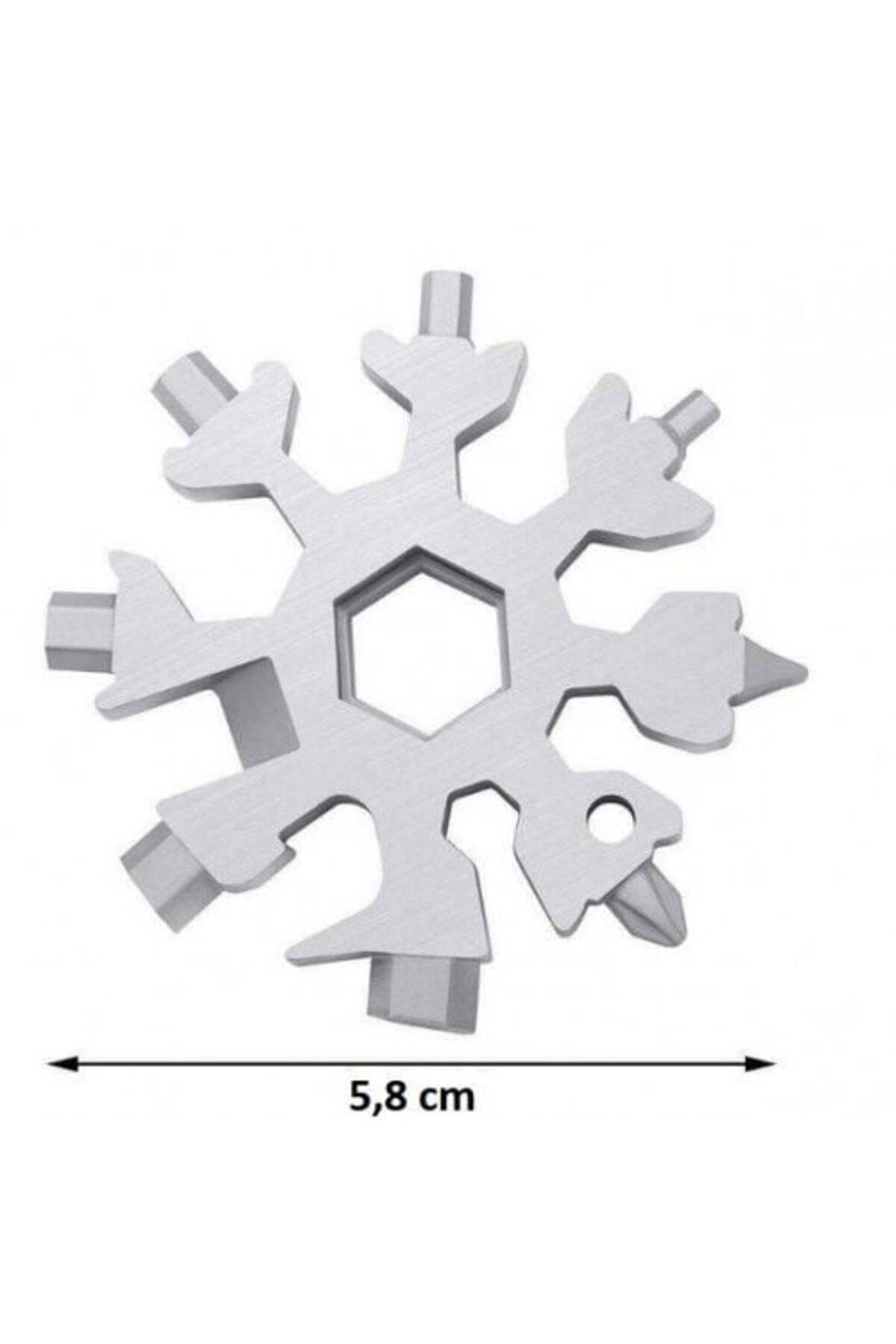 Evvano-Multi-Purpose Snowflake Opener Screwdriver Keychain Allen 4