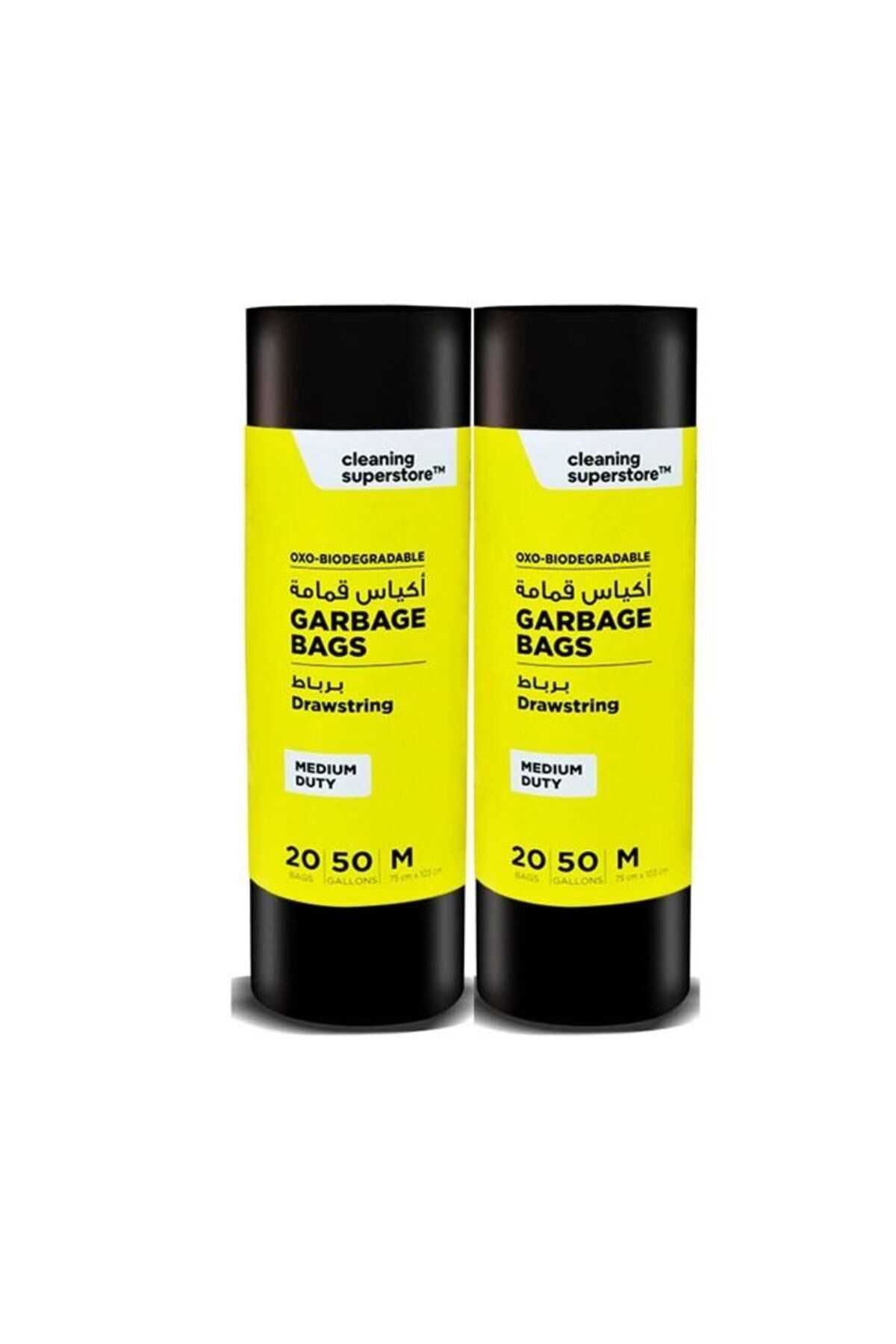Generic-cleaning superstore Multi-Purpose Drawstring Garbage Bag Roll for Garbage Bin/Dust Bin/Waste Basket 1