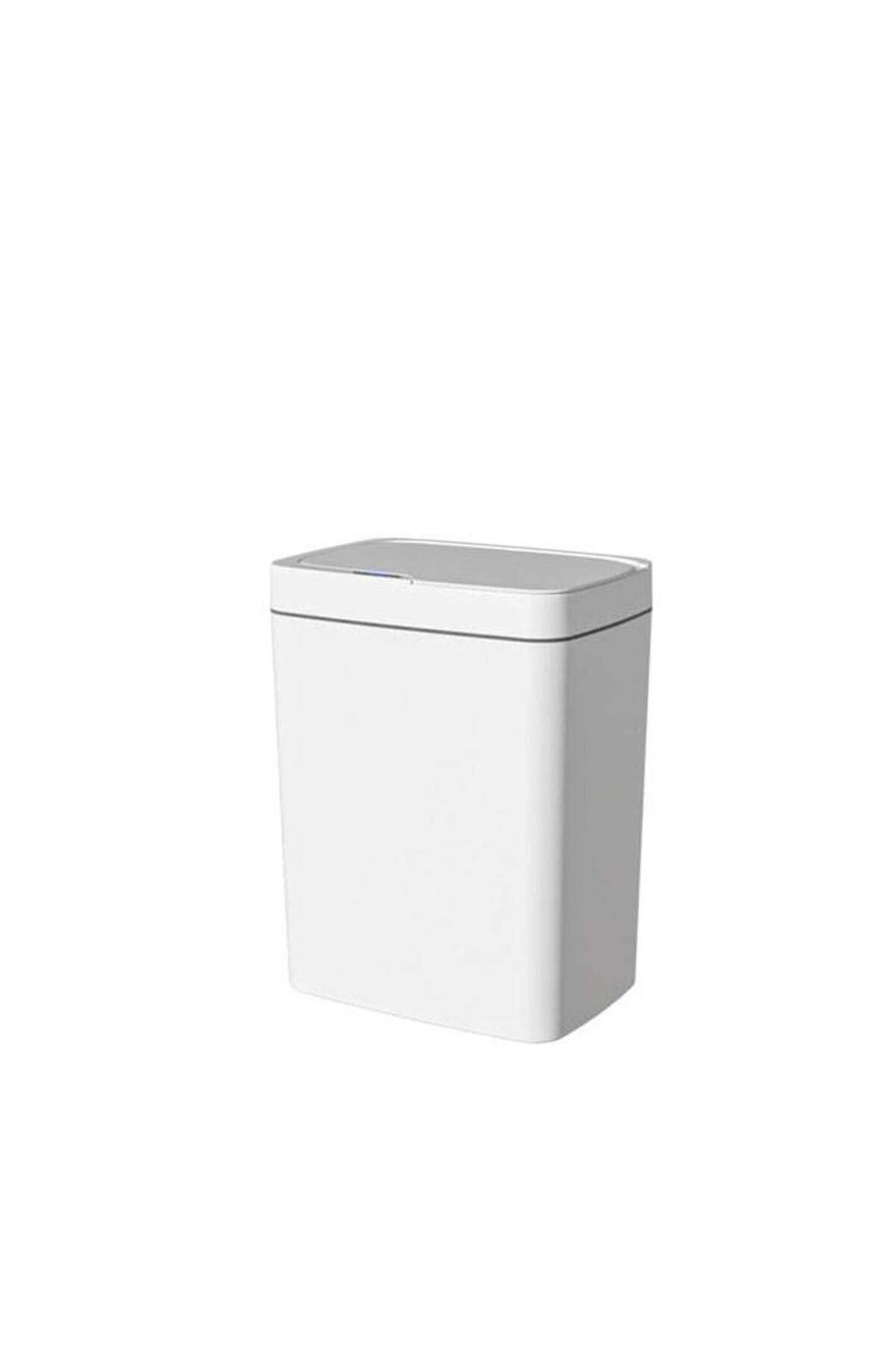 Generic-TRASSLE Automatic Bathroom Trash Can, Smart Garbage Can with Lid Small Trash Bin, Motion Sensor Tra 1