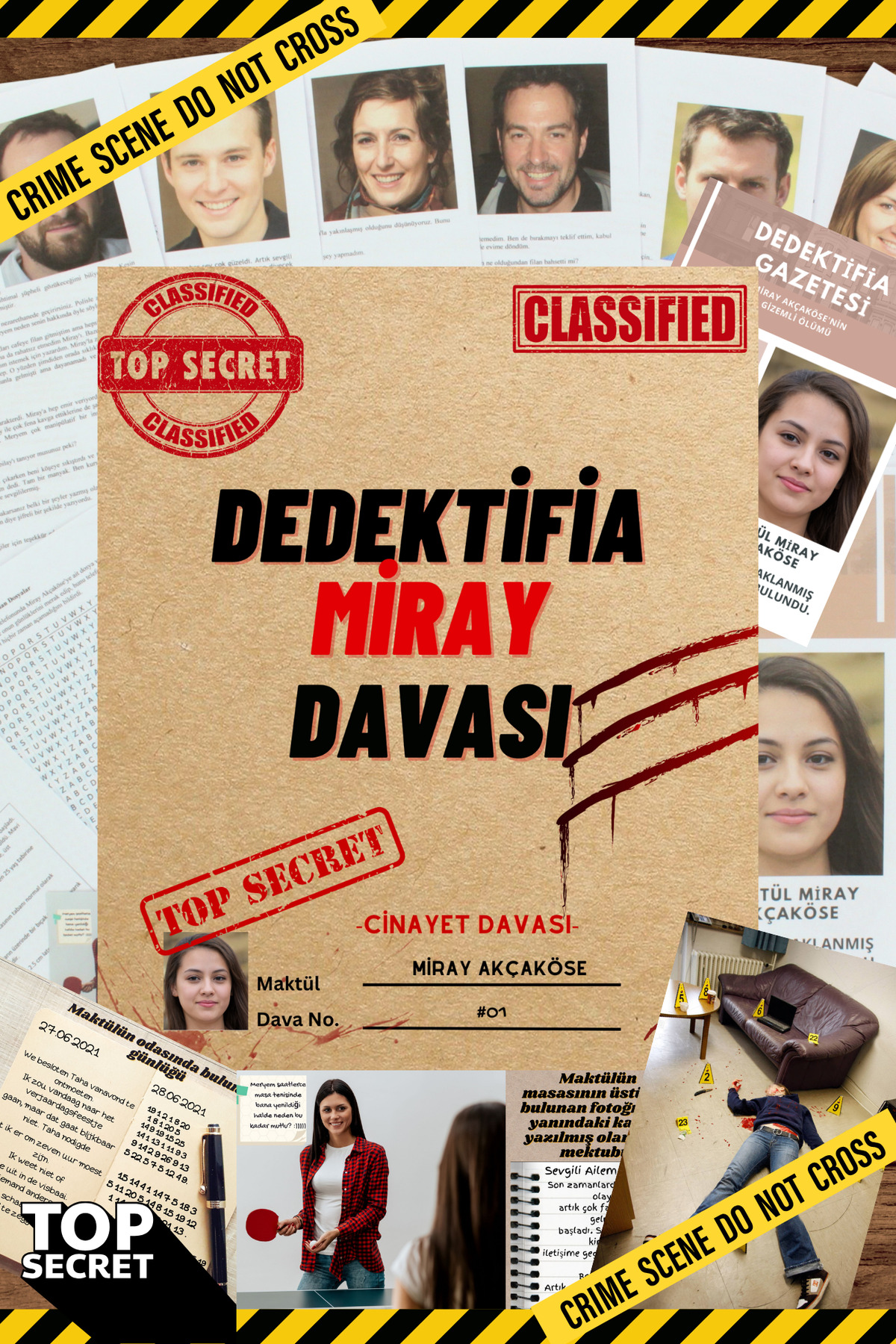 dedektifia Dedektiflik Suçluyu Bulma Dedektif Oyunu Gizemli Davalar Miray Davası