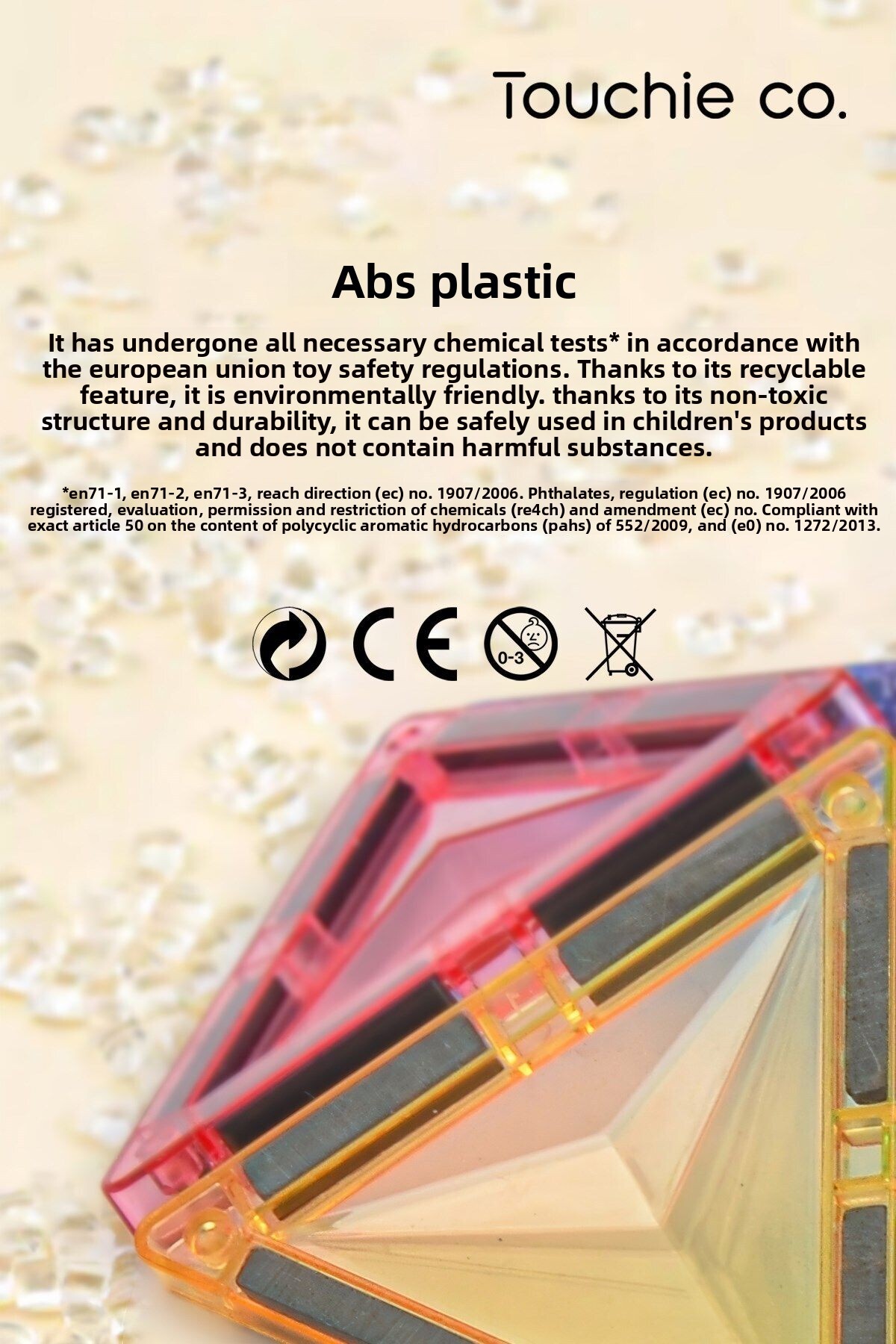 ست بلوکهای مغناطیسی رنگارنگ قلعه و وسایل نقلیه، ۶۷ تکه