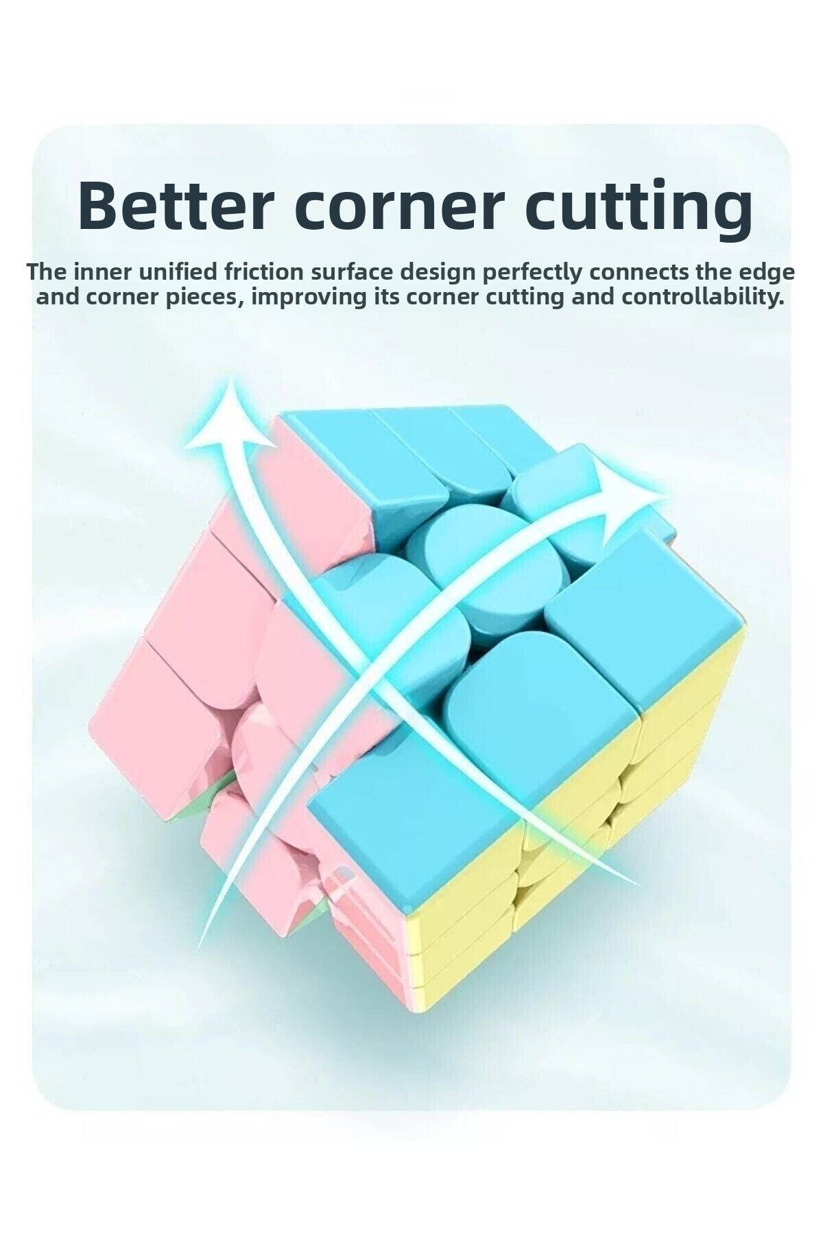 مکعب هوش مغز، مکعب سرعت، مکعب صبر-مکعب جادو، رنگهای پاستلی، ۳×۳×۳