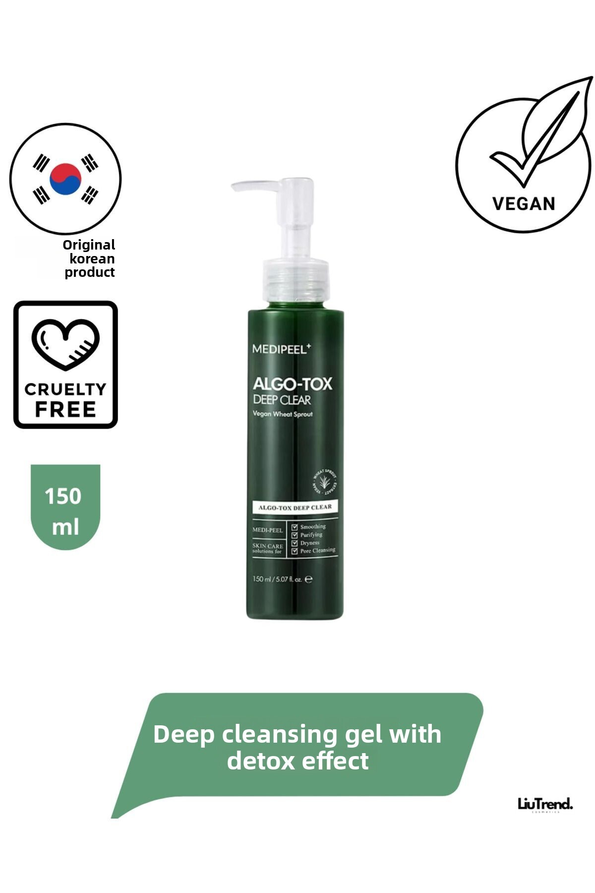 Medipeel-Algo-Tox Deep Clear 150 ml Detox Effect Deep Cleansing Gel M0545 1