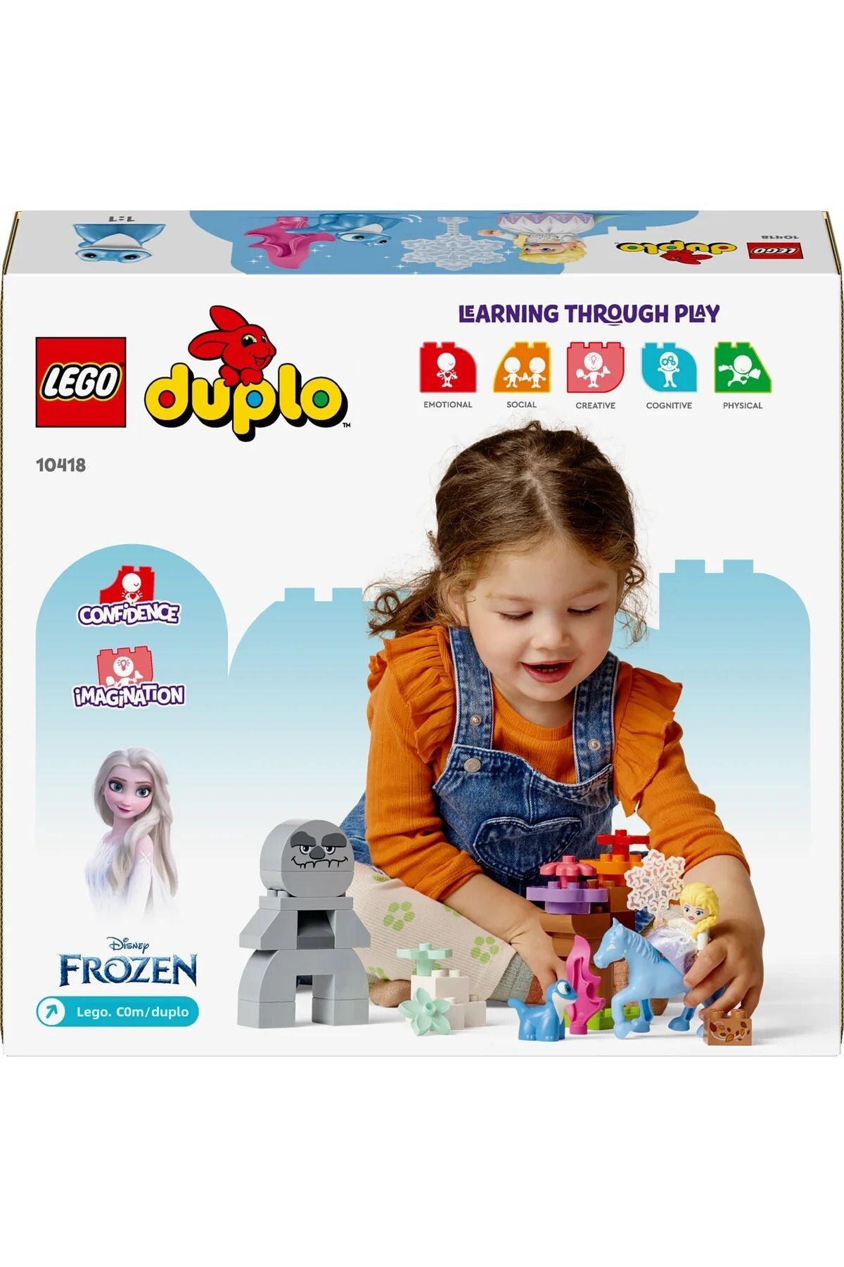 LEGO-®   دوبلو ® │   ديزني إلسا وبروني في الغابة المسحورة 10418 - مجموعة بناء الألعاب التعليمية 2+ (31 قطعة) 4